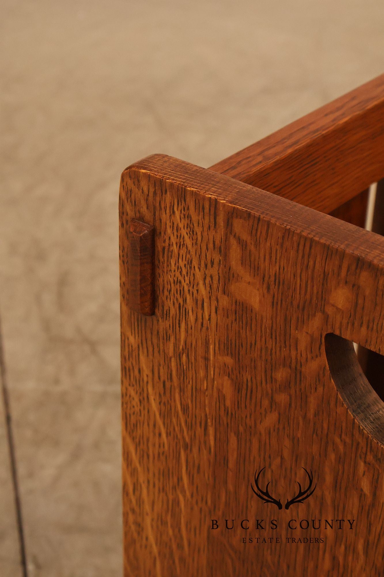 Stickley Mission Collection Oak Magazine Rack