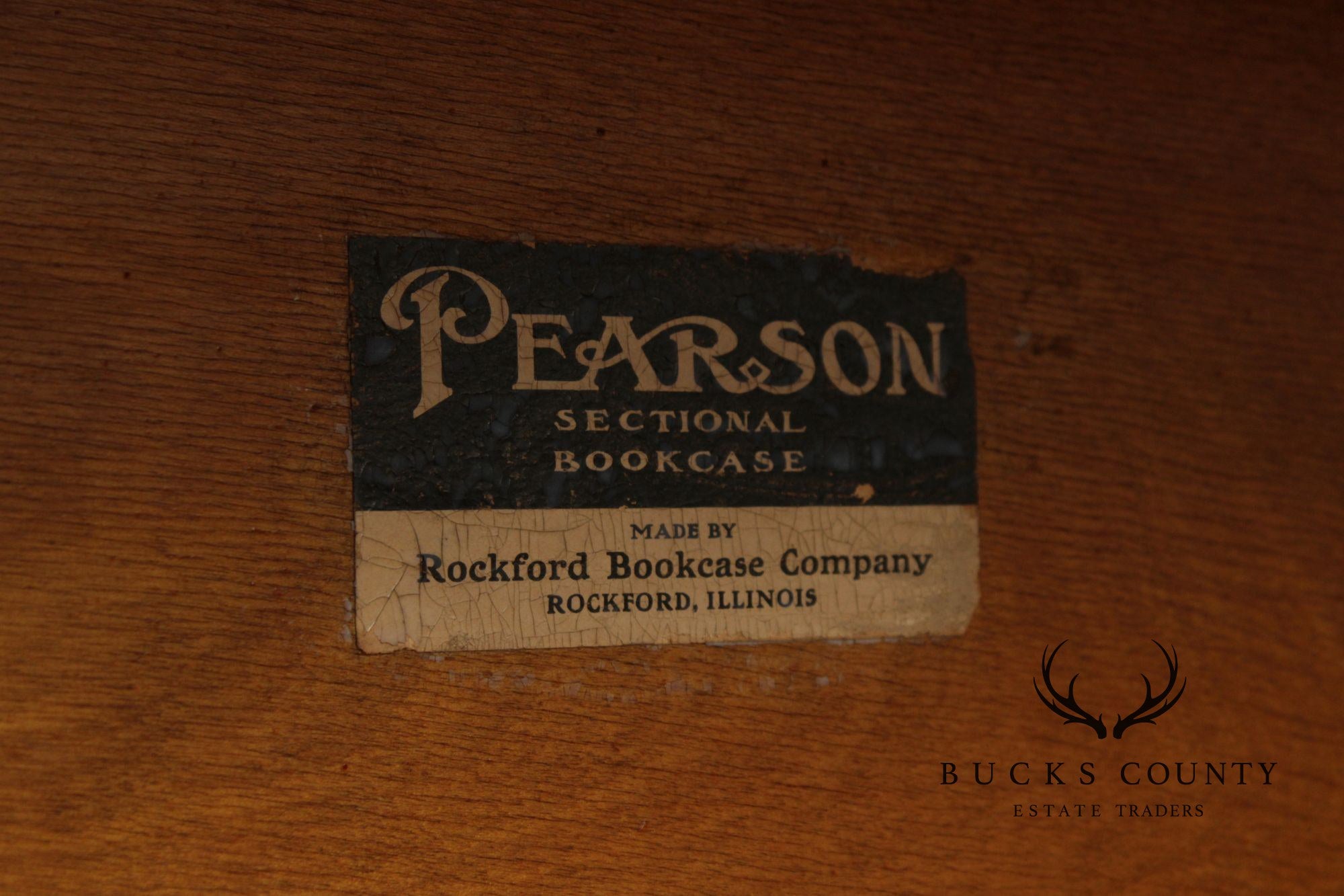 Pearson Antique Oak Four Stack Barrister Bookcase