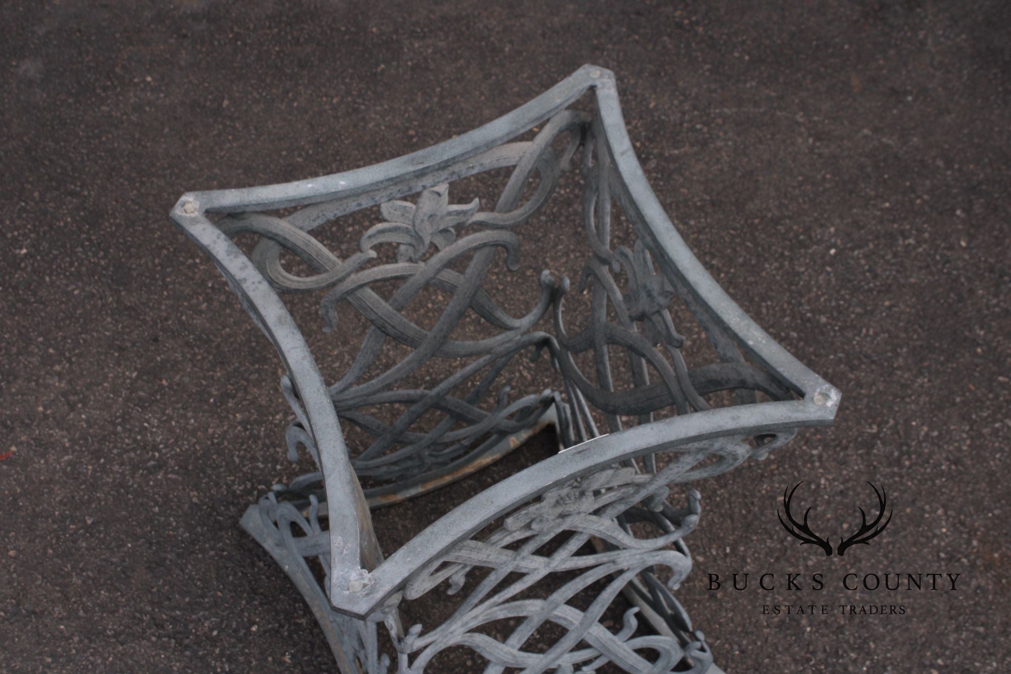 Brown Jordan Six-Piece Cast Aluminum 'Day Lily' Outdoor Patio Dining Set