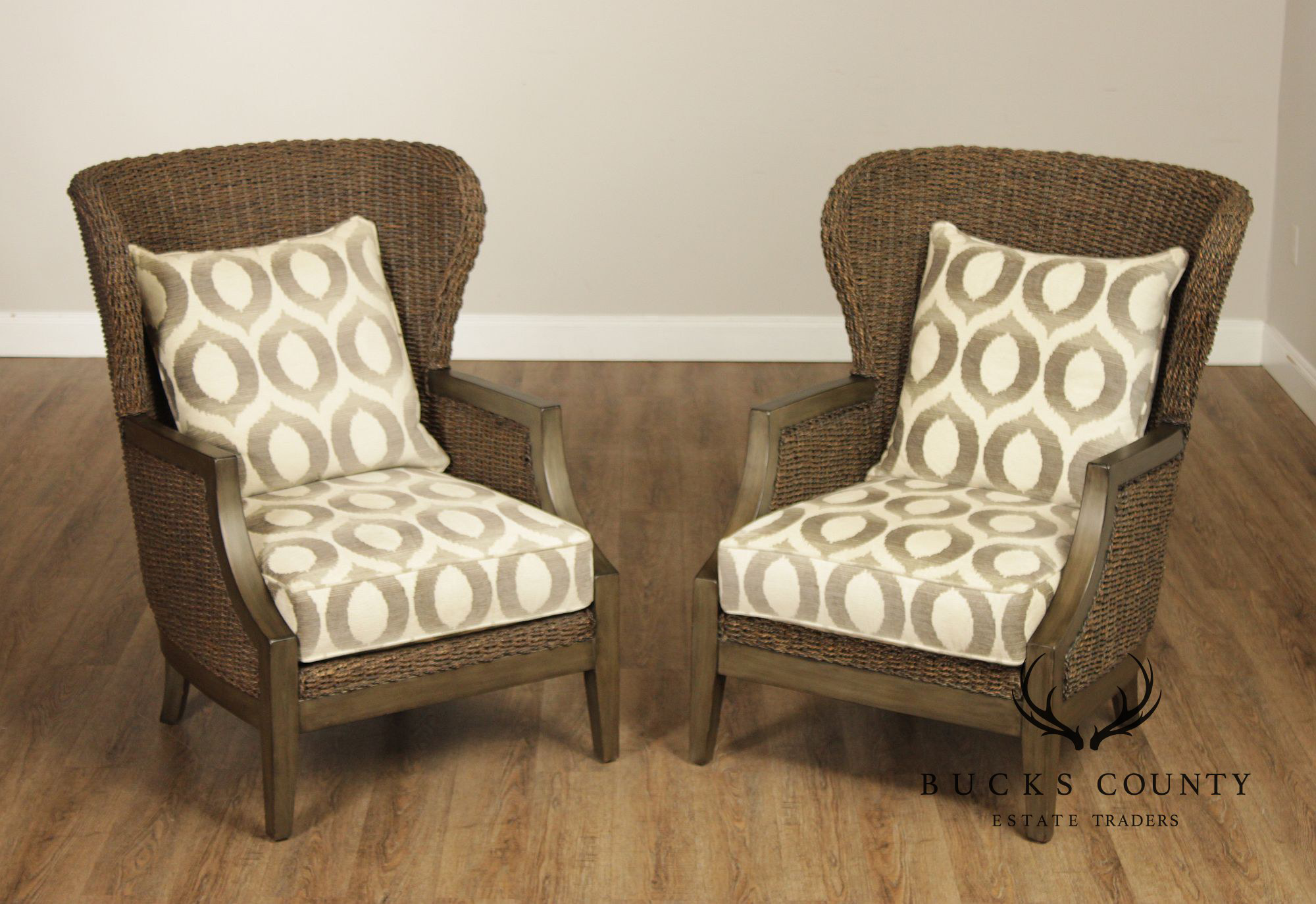 Lexington Furniture Pair of 'Seaford' Armchairs