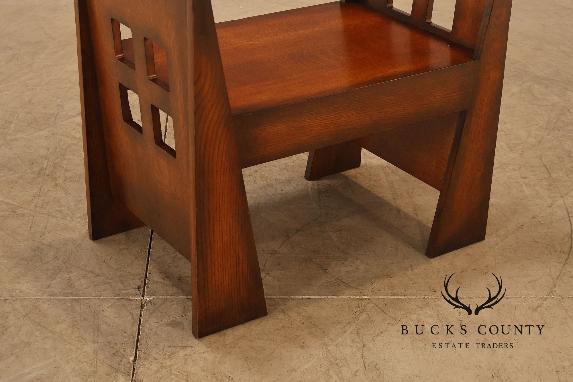 Stickley Mission Collection Oak Limbert Bench