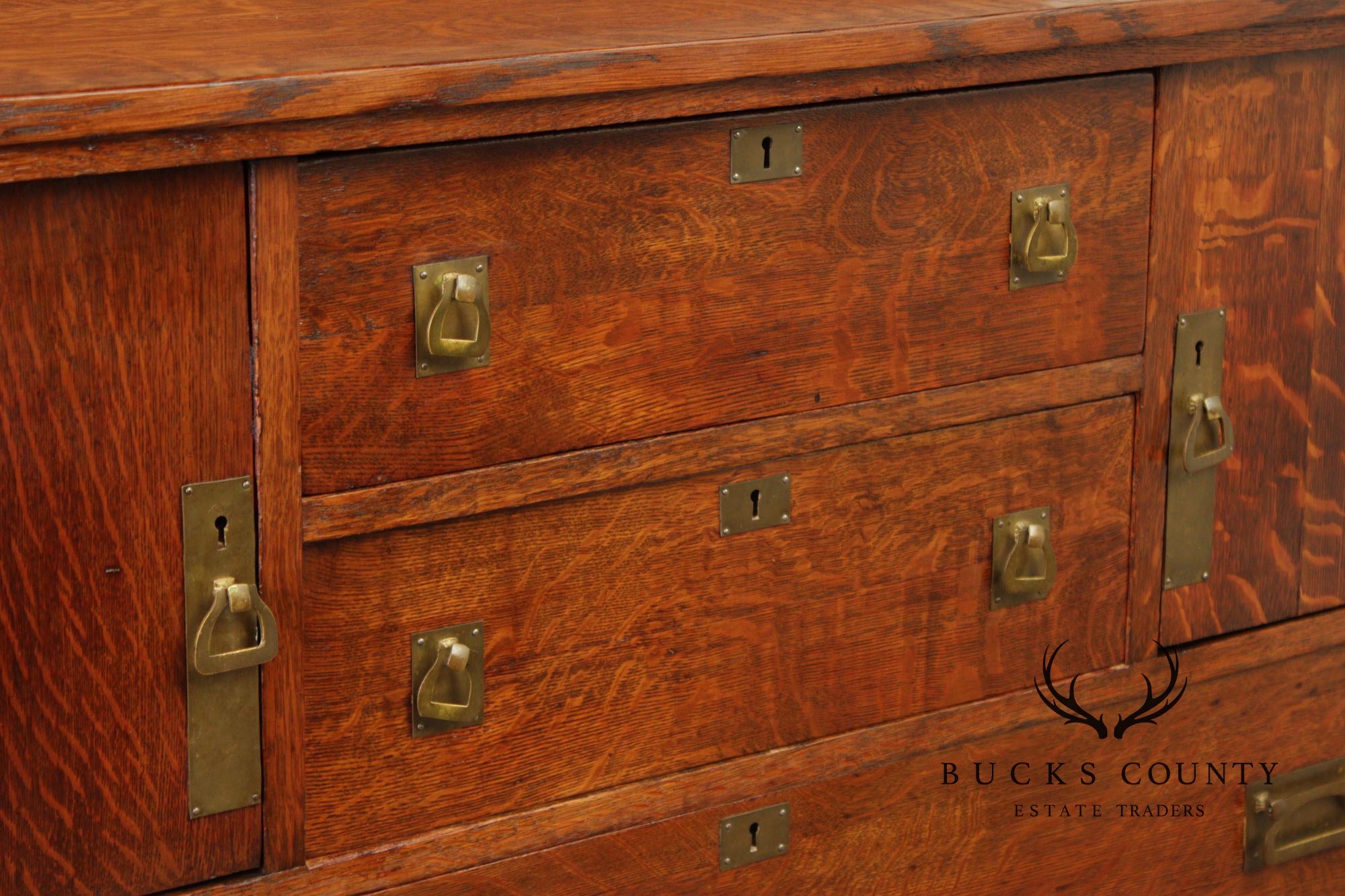 Leavens Furniture Antique Mission Oak Sideboard