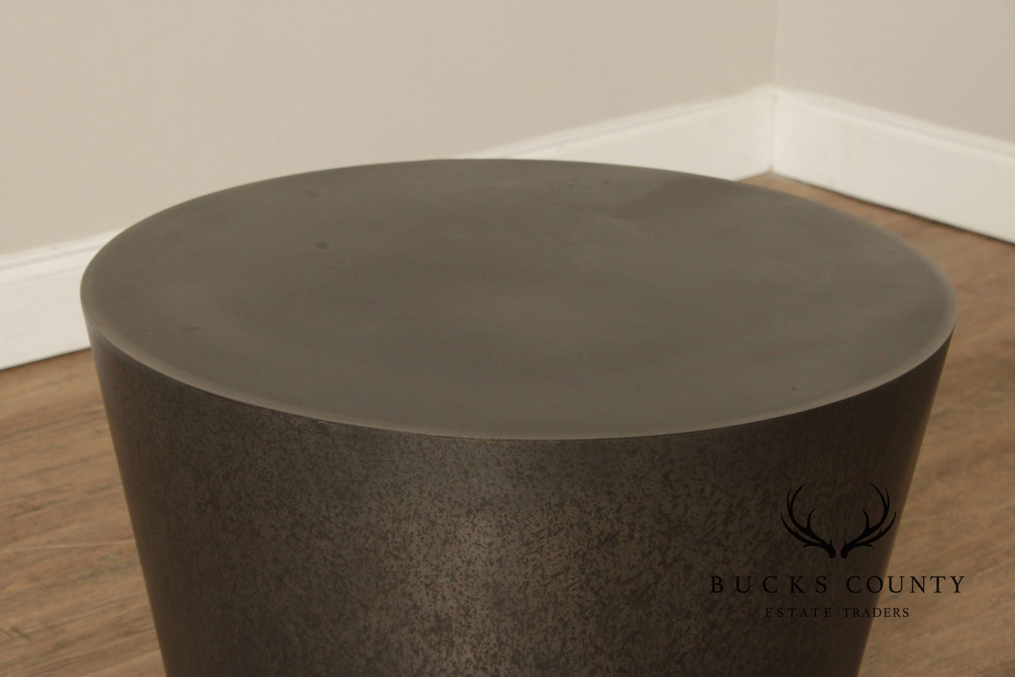 Modern Patinated Steel Coffee Table
