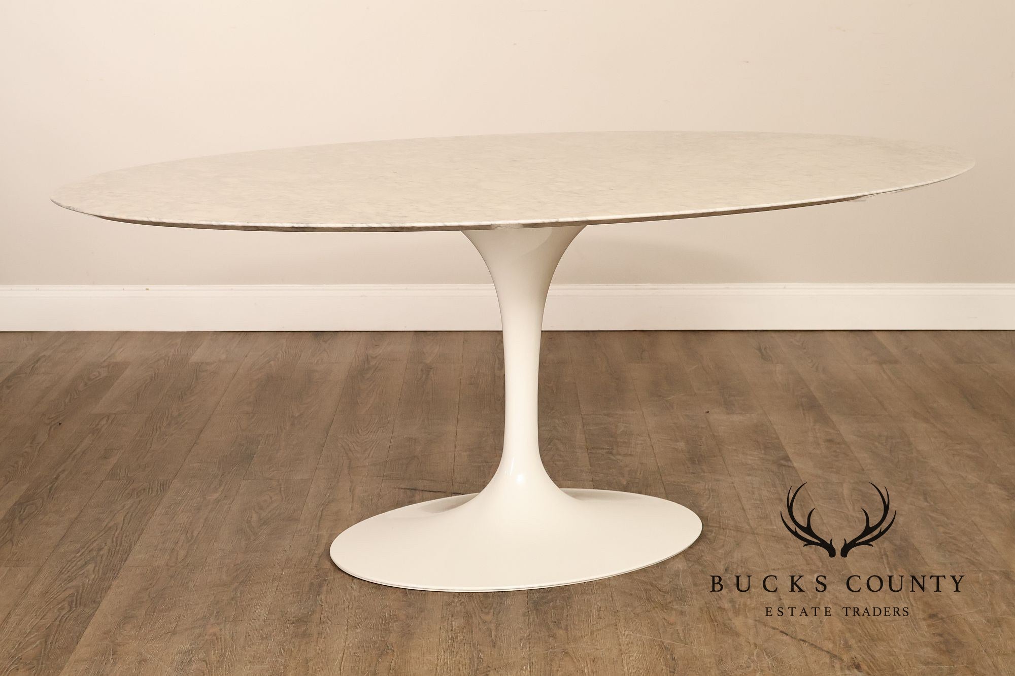 Knoll Saarinen Oval Marble Dining Table
