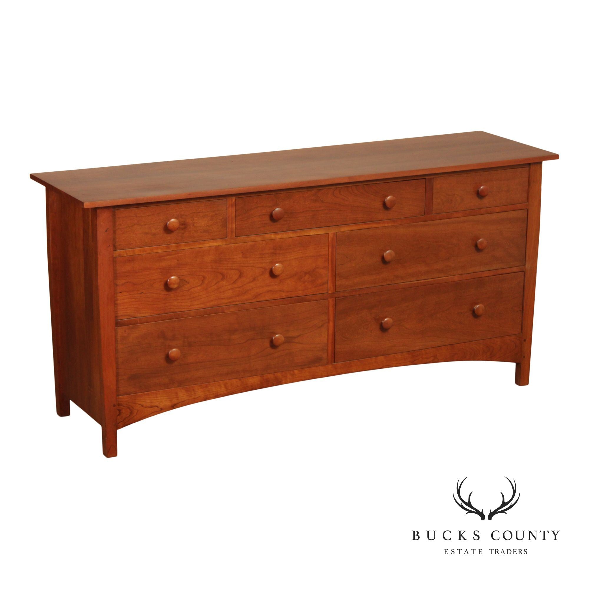 Stickley Mission Collection Cherry Seven Drawer Dresser