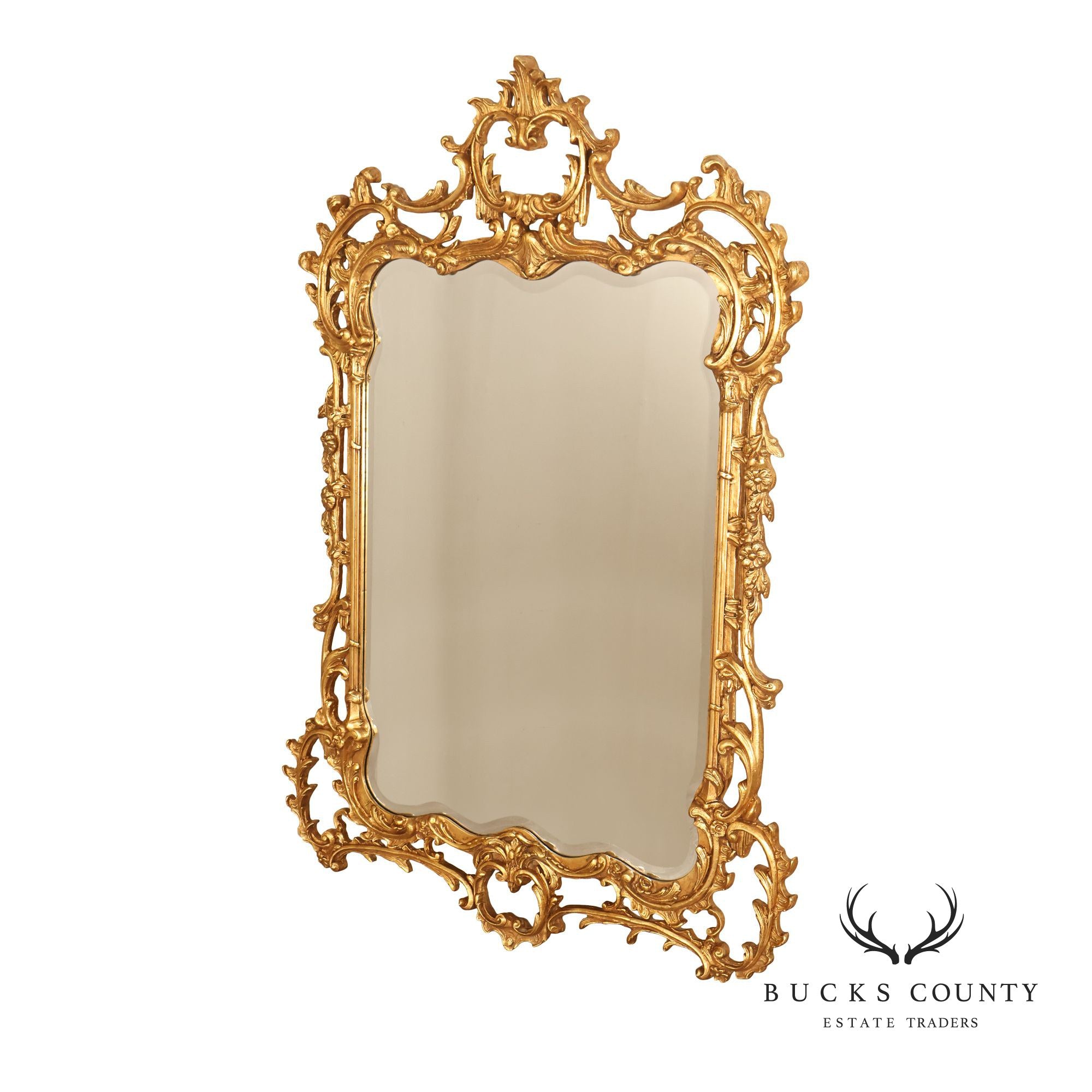 Friedman Brothers Large Giltwood Wall Mirror