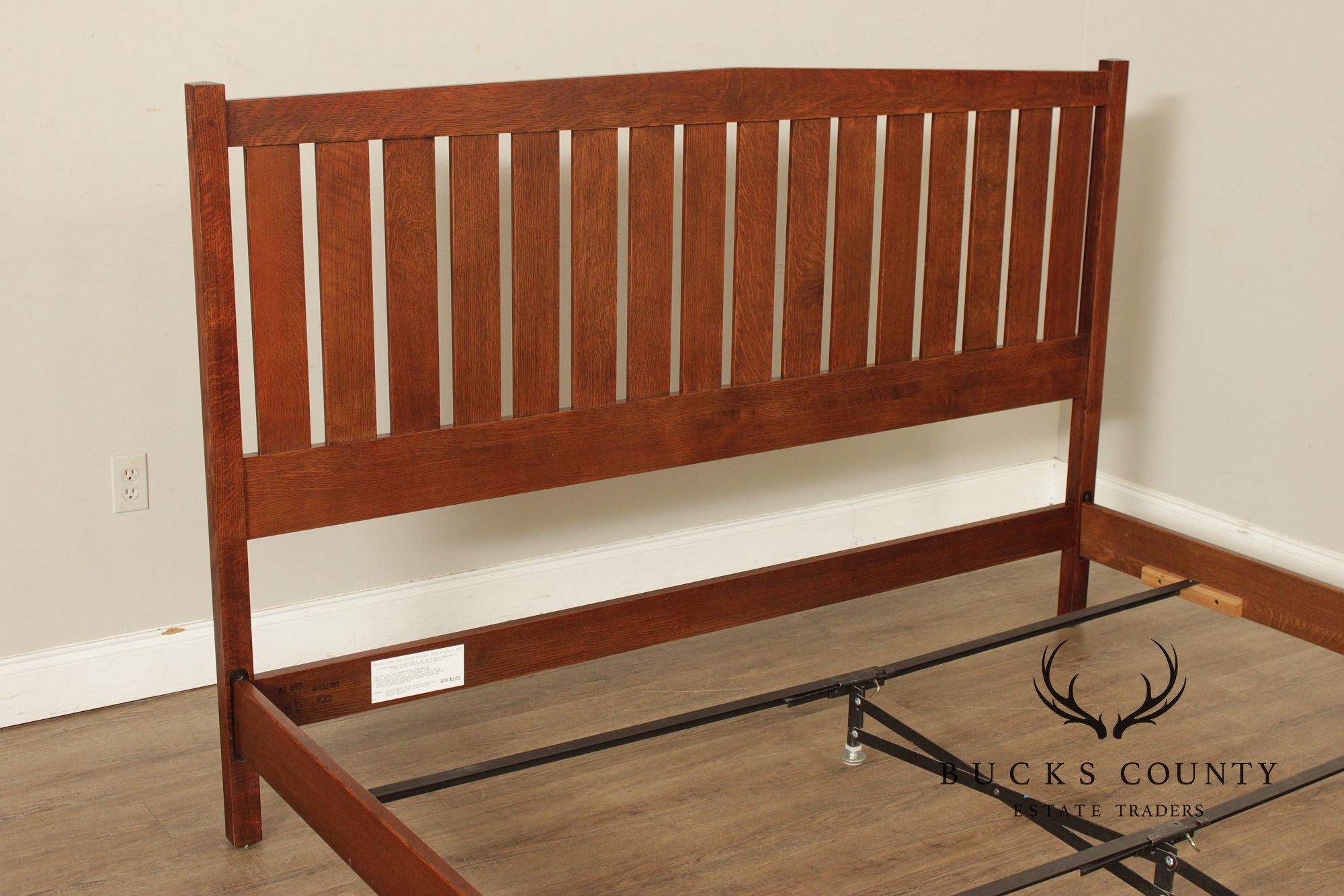 Stickley Mission Collection Oak King Size Bed