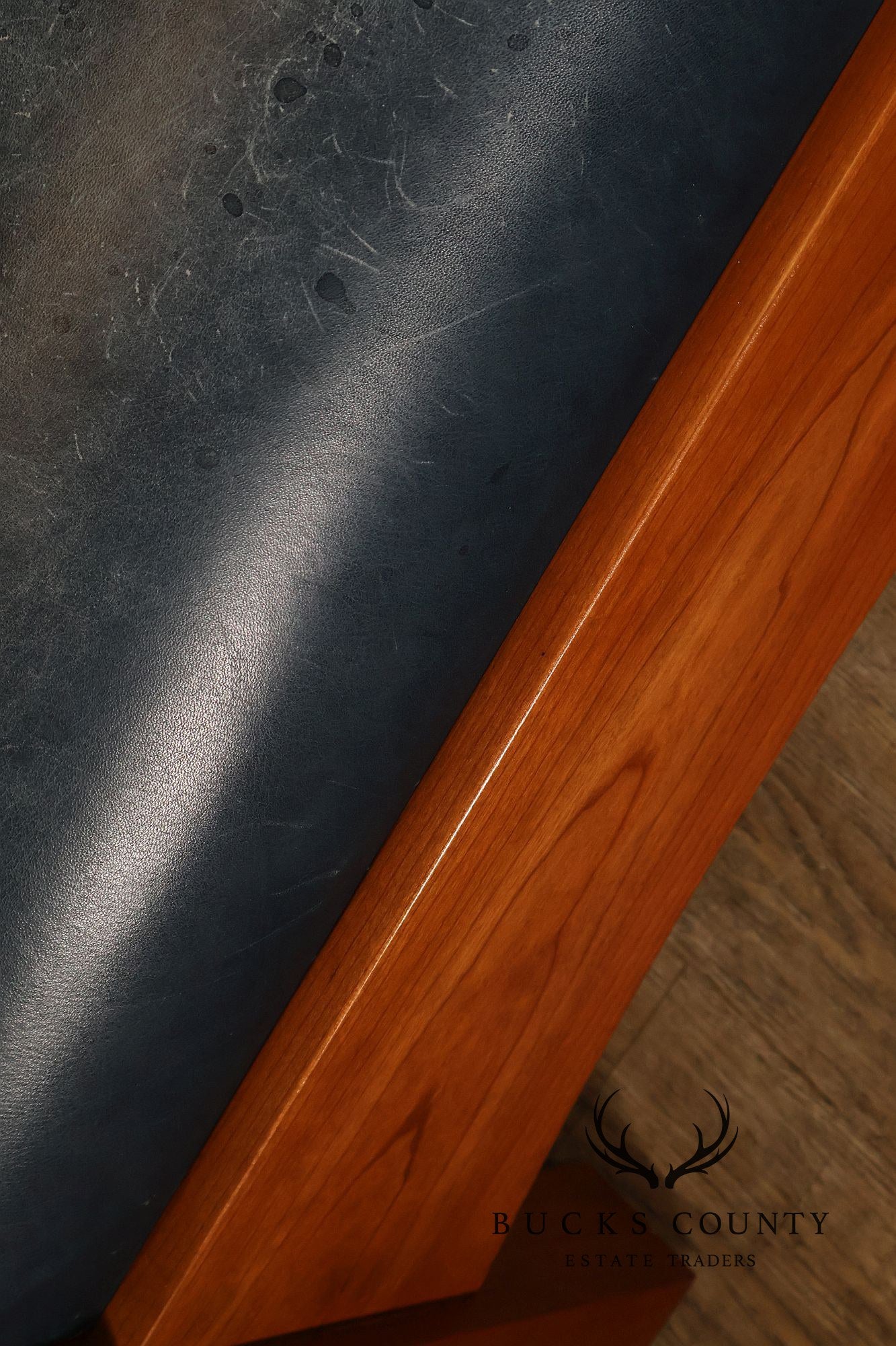 Stickley Mission Collection Cherry Bow Arm Morris Chair and Ottoman