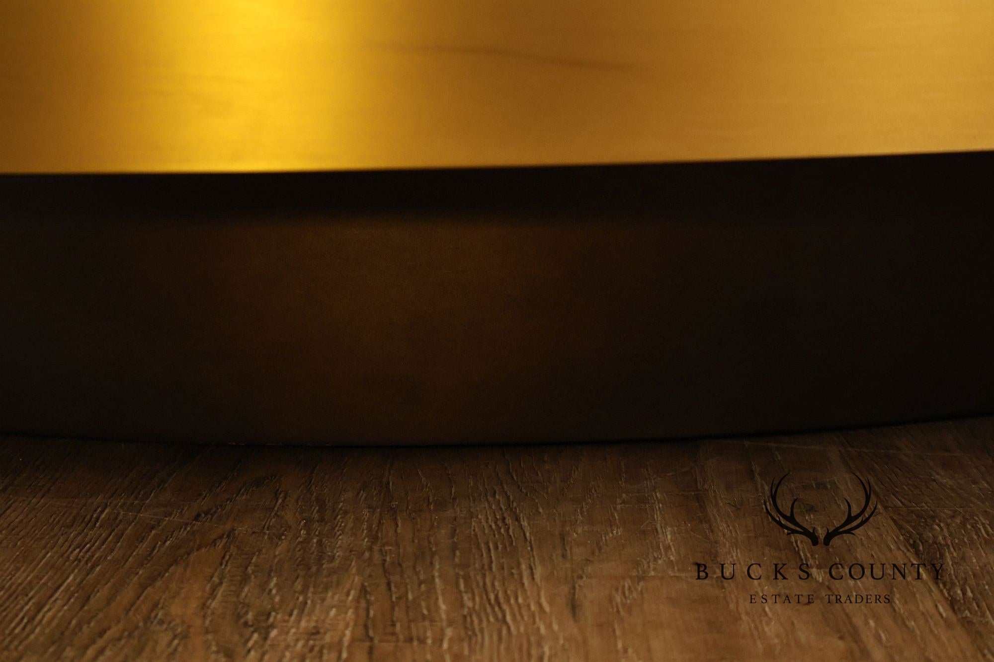 Restoration Hardware 'Moore' Glass Top Coffee Table