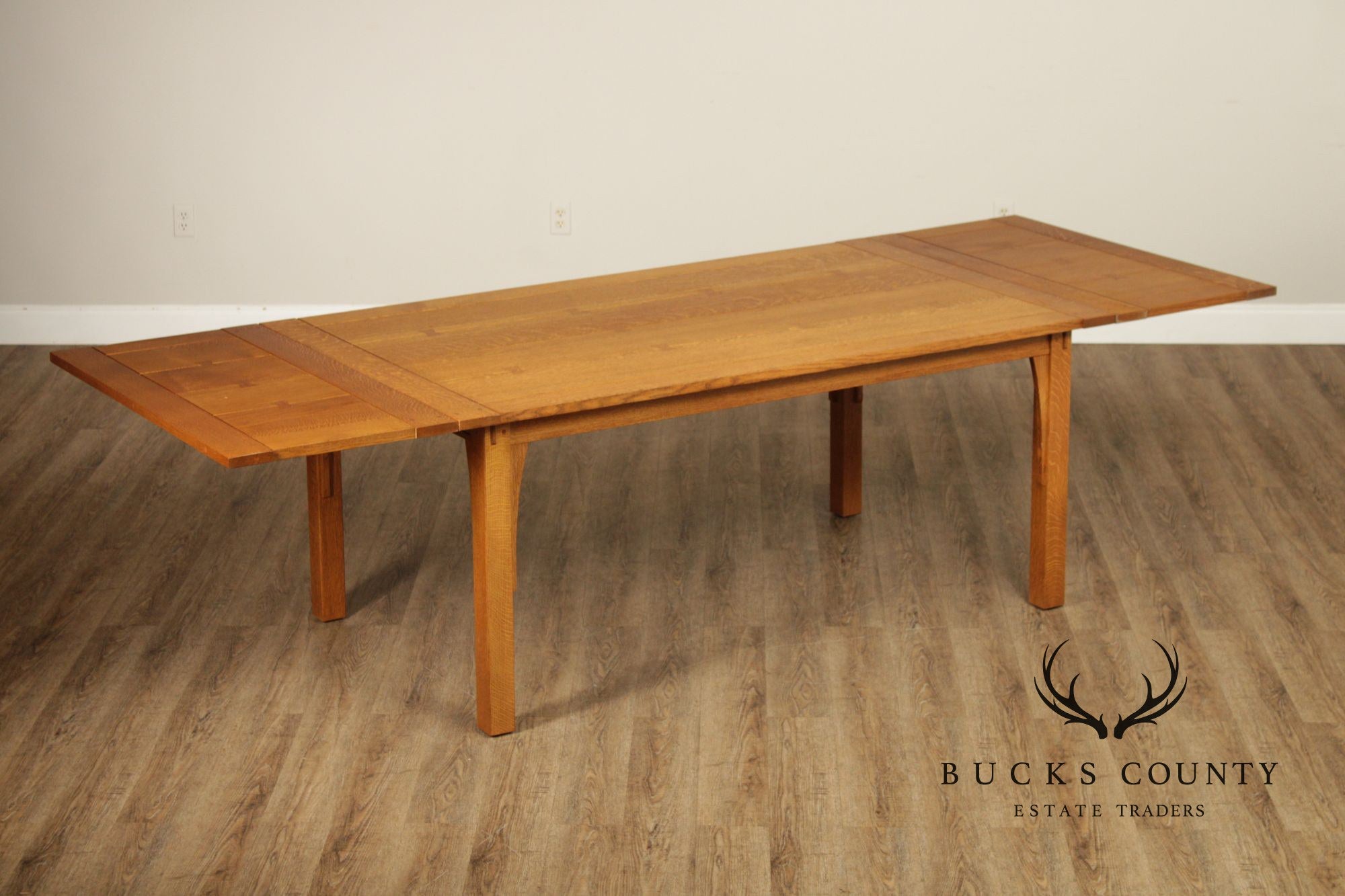 Stickley Mission Collection Oak Extendable Dining Table