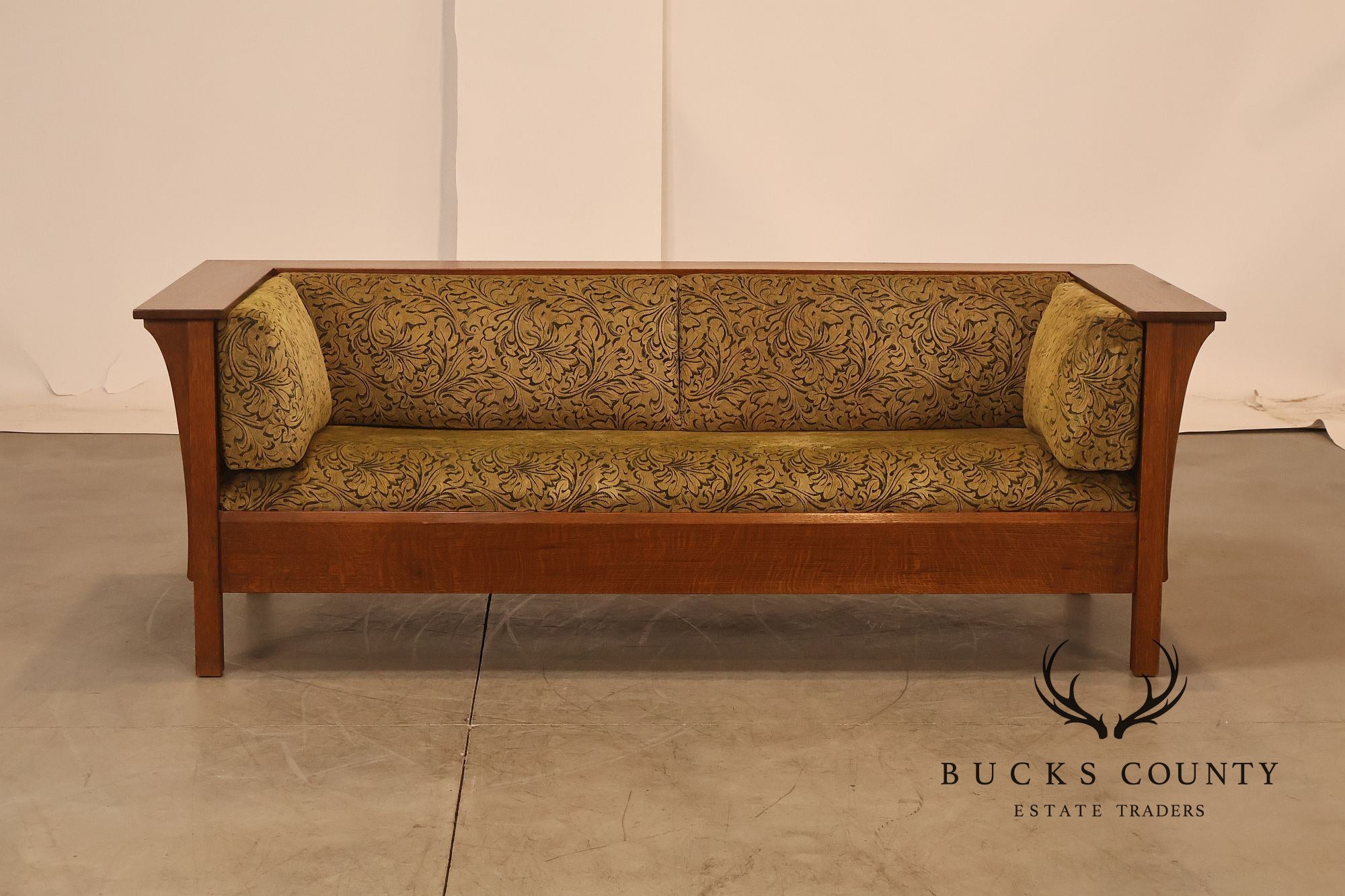 Stickley Mission Collection Oak Prairie Settle