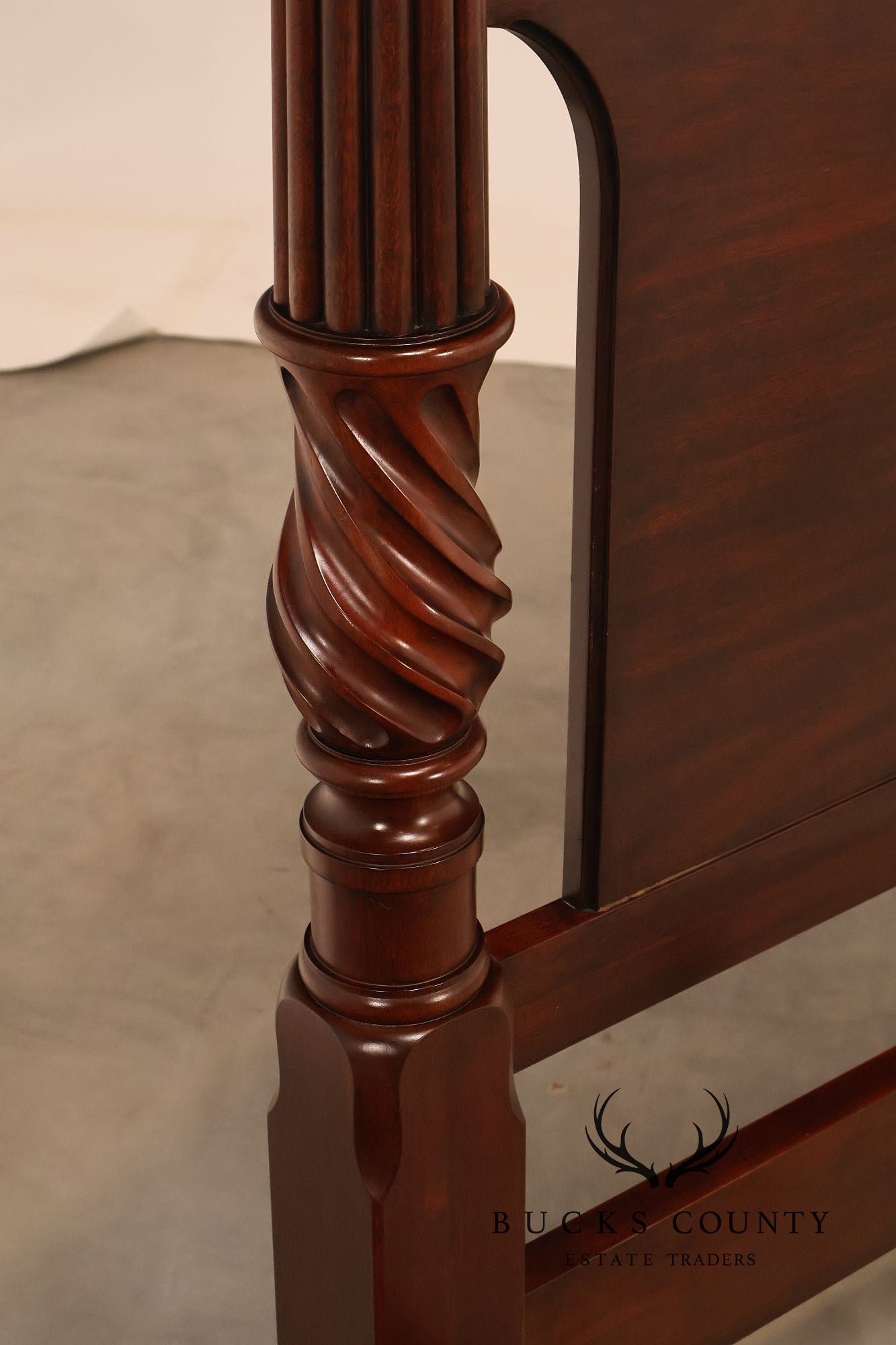 Henkel Harris King Mahogany Poster Bed