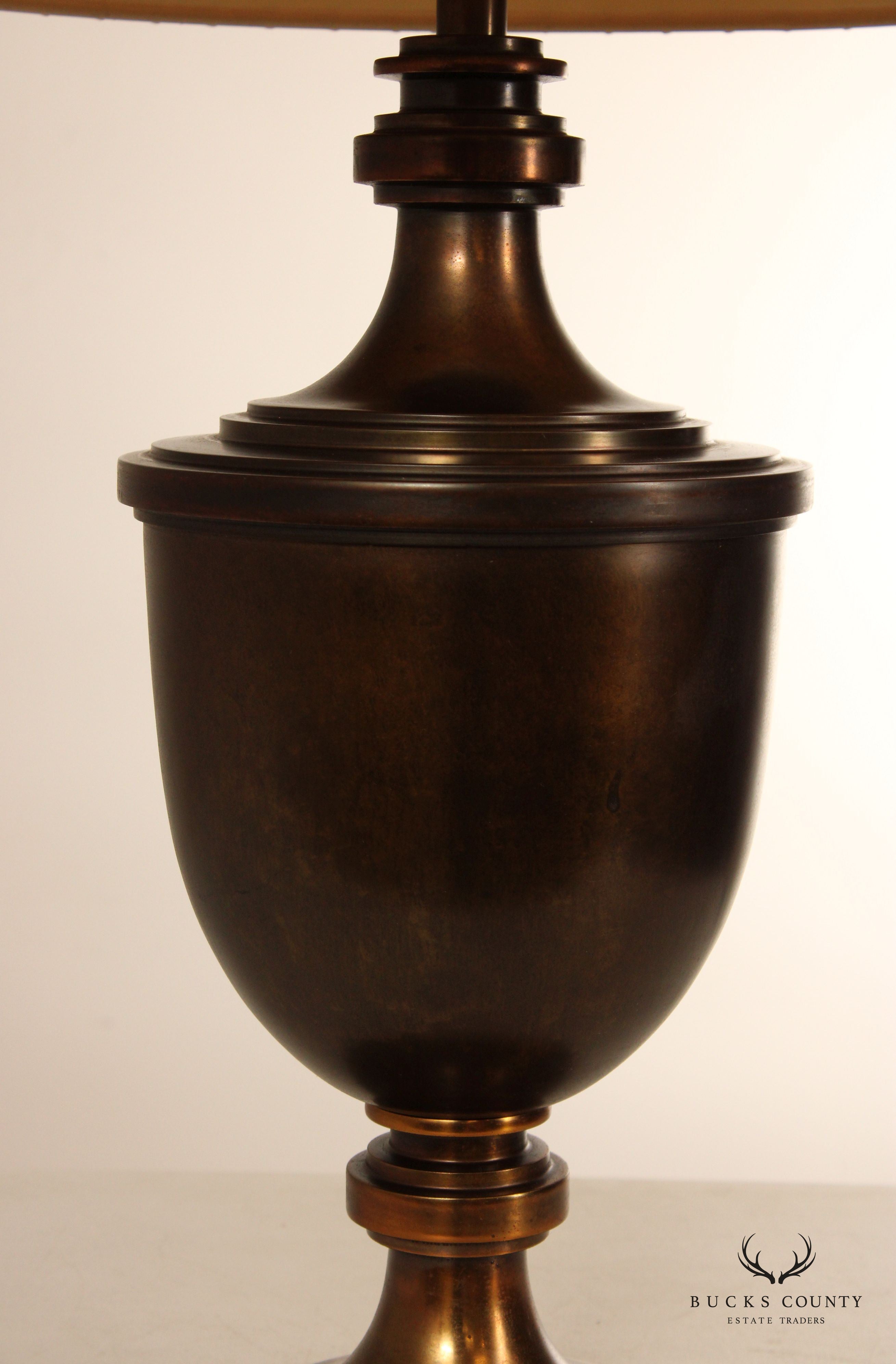Stiffel Vintage Traditional Brass Urn Form Table Lamp