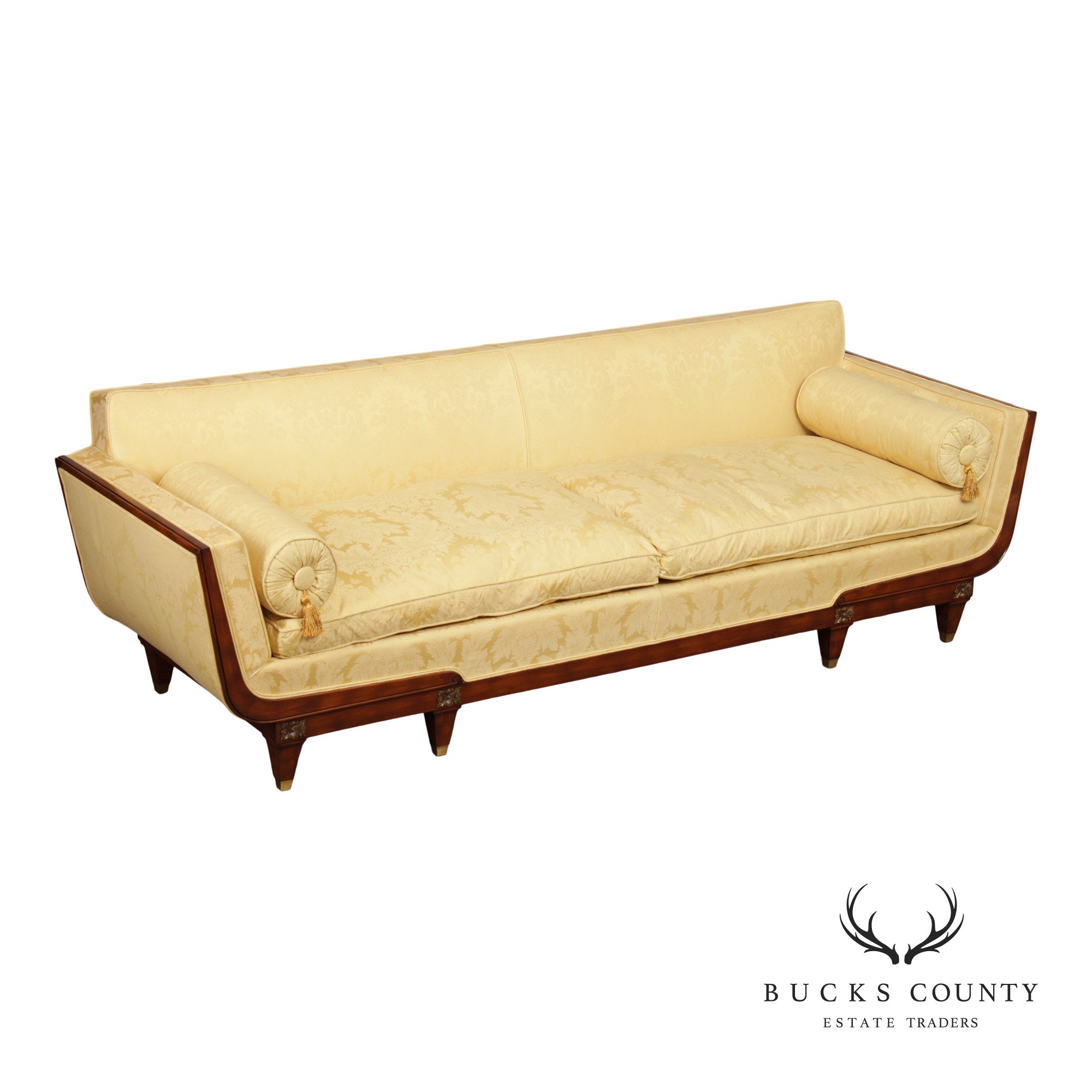 1940's Classical Style Mahogany Frame Sofa