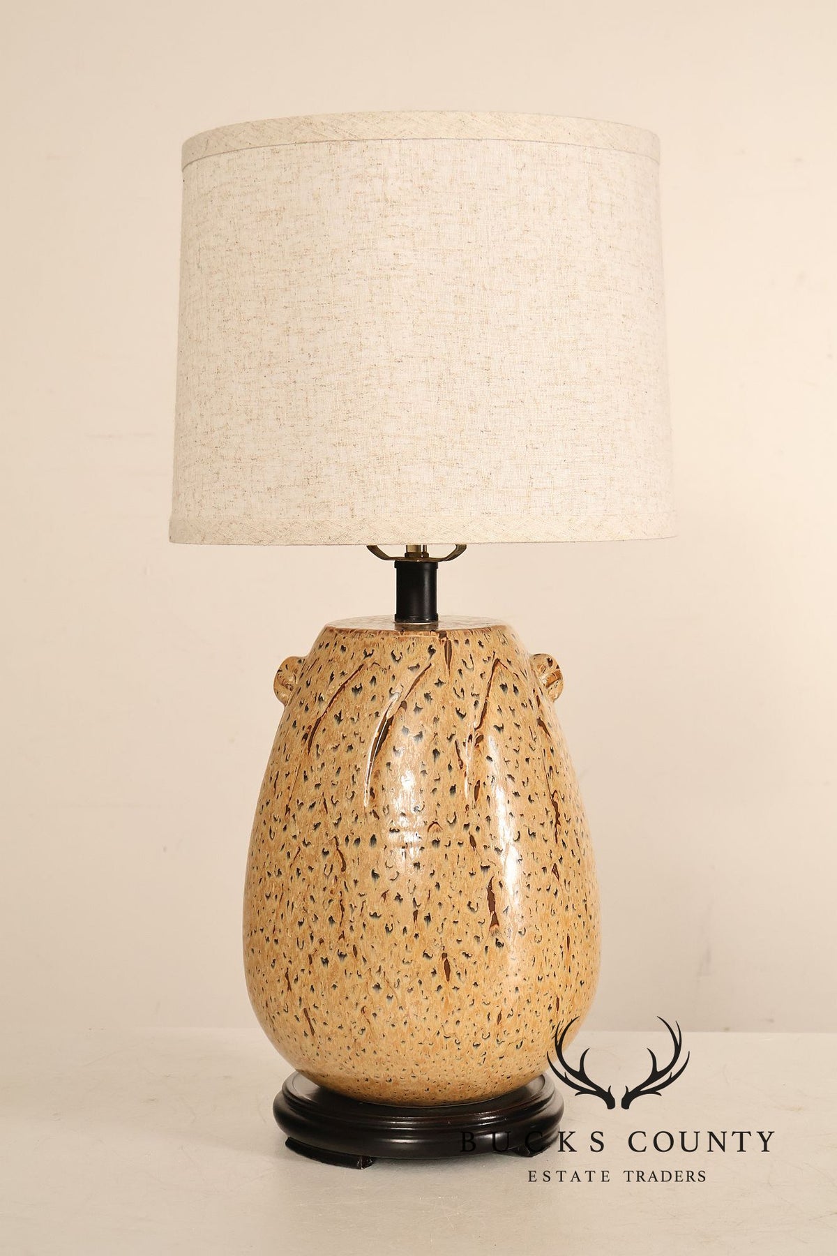 Sun-Lite Organic Modern Style Porcelain Table Lamp (repaired)