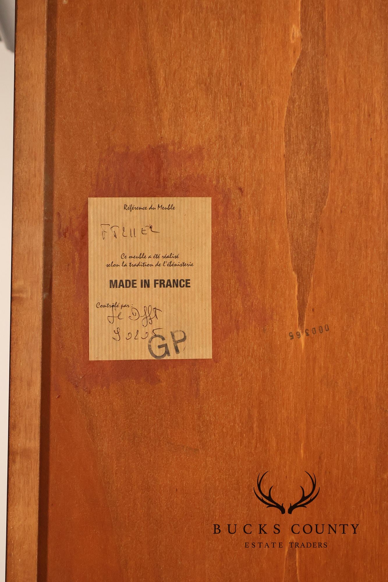 Grange French Louis Philippe Cherry Cane Door Armoire Cabinet