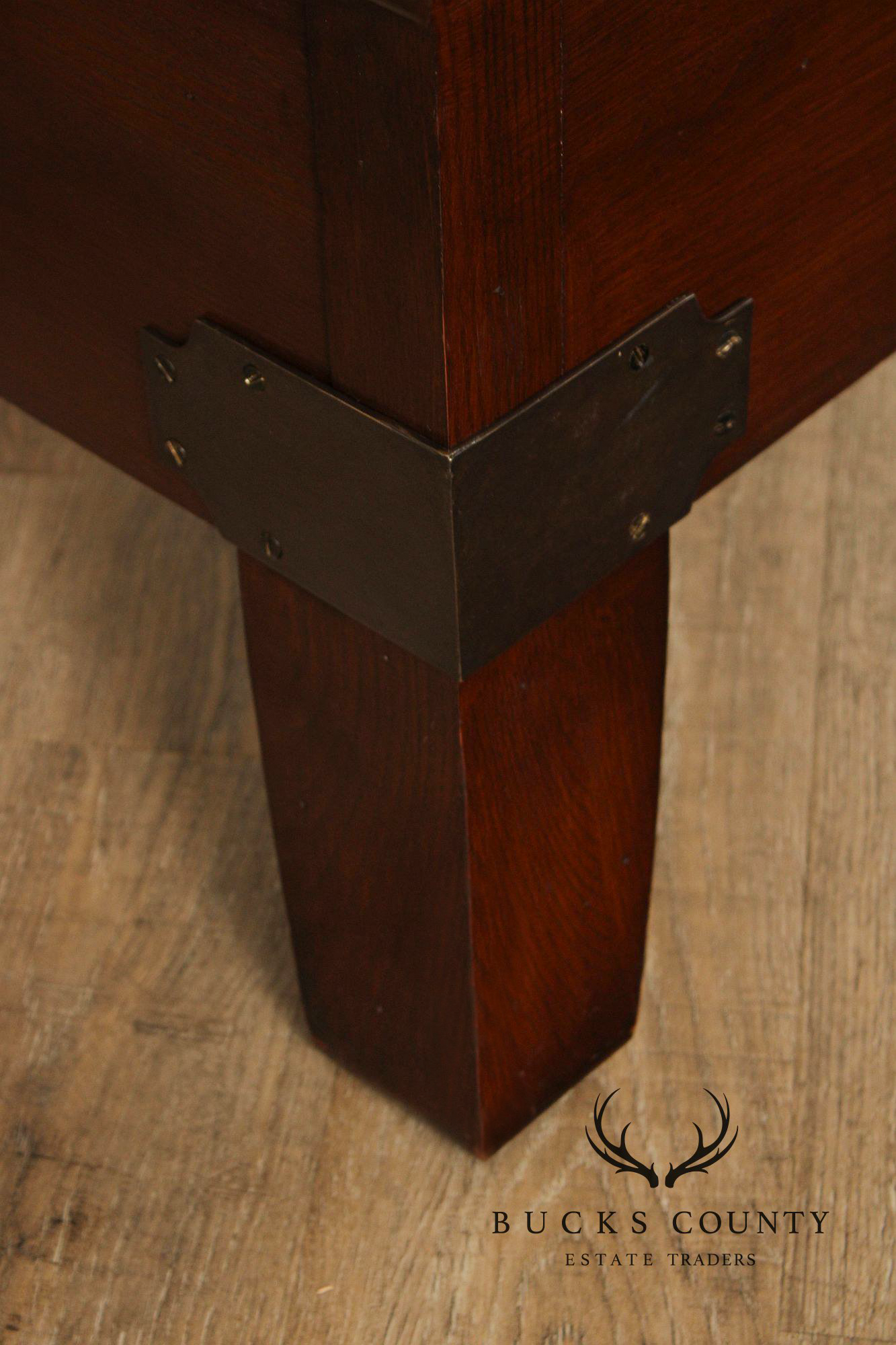 Hickory Chair Leather 'Chelsea' King Bed