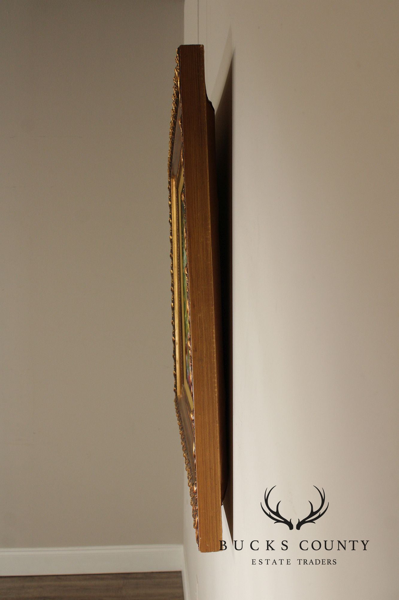 Charles T. Perry Oil Painting, Sibling Portrait