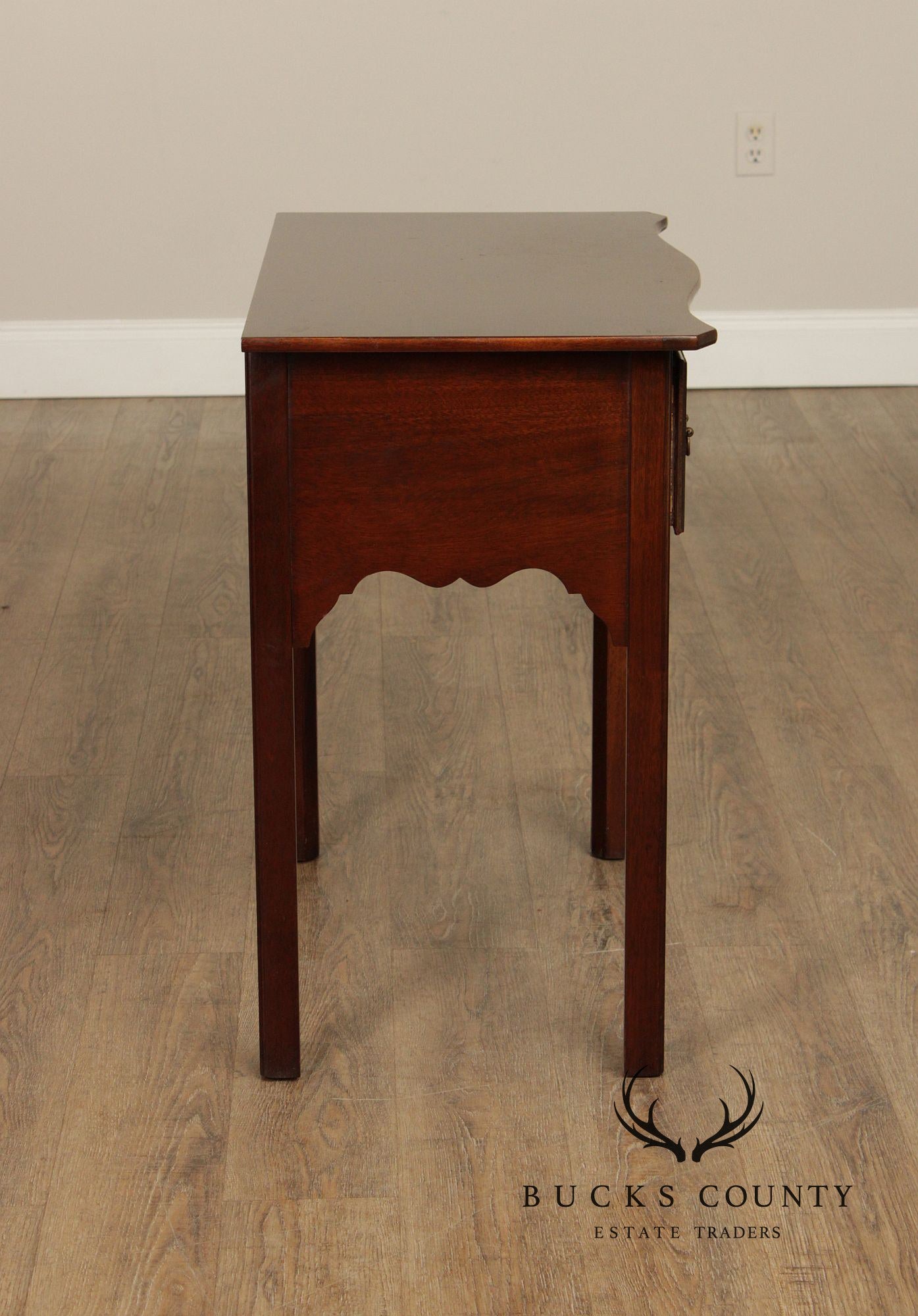 Chippendale Style Mahogany Lowboy Side Table Console