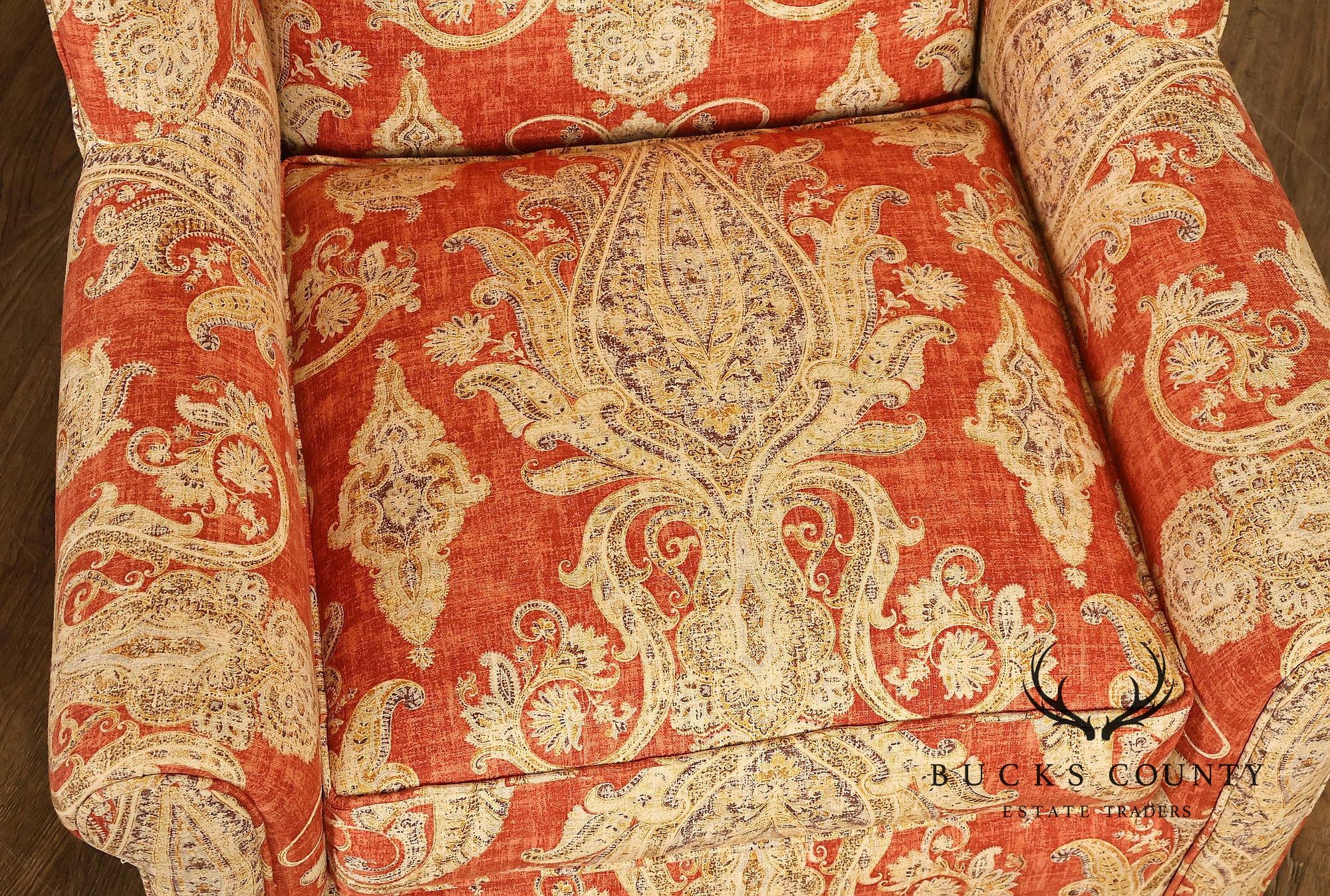 Craftmaster Upholstered Wing Back Armchair
