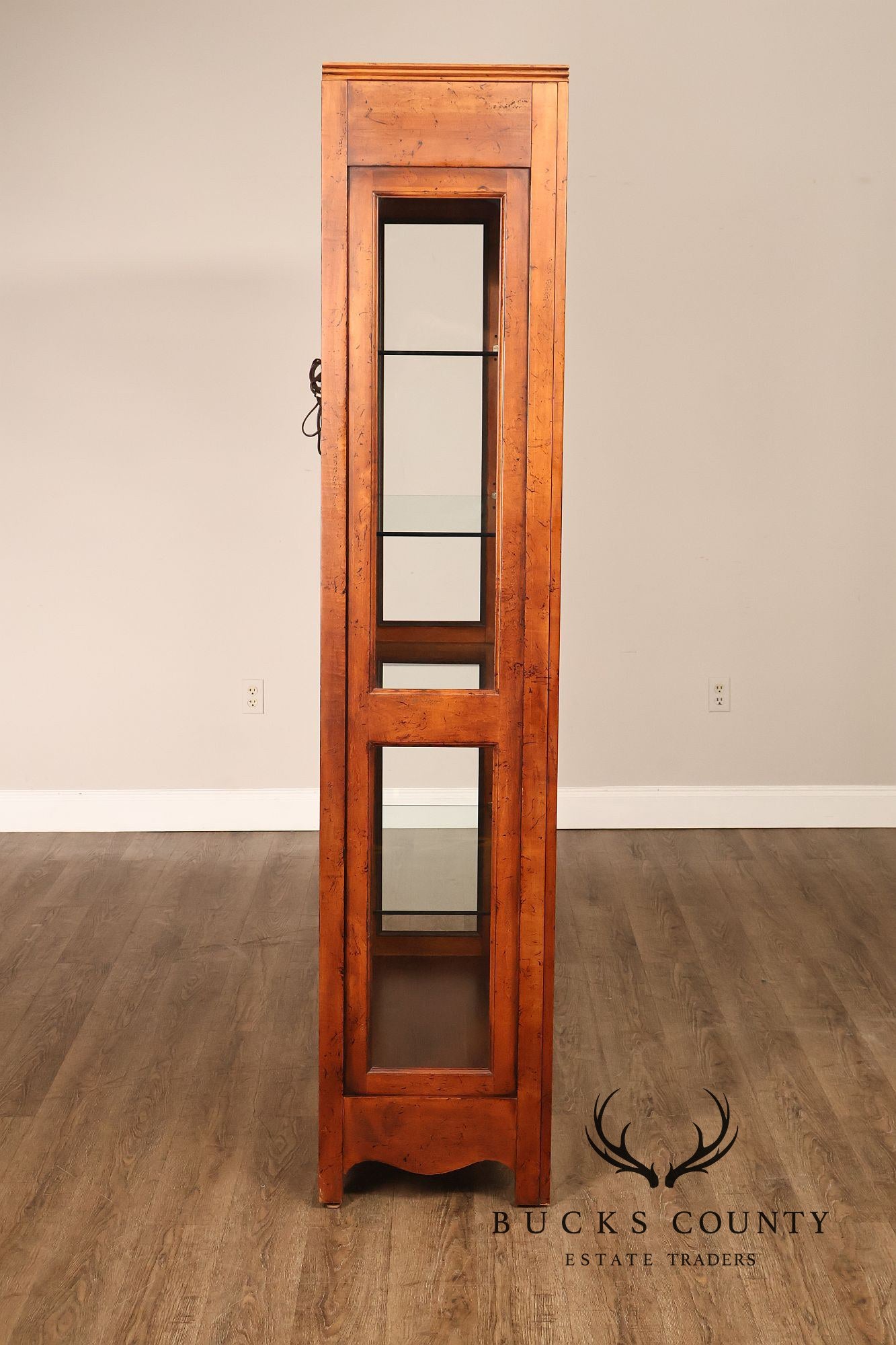 Hickory White Chateau Collection French Style Bunching Curio Cabinet