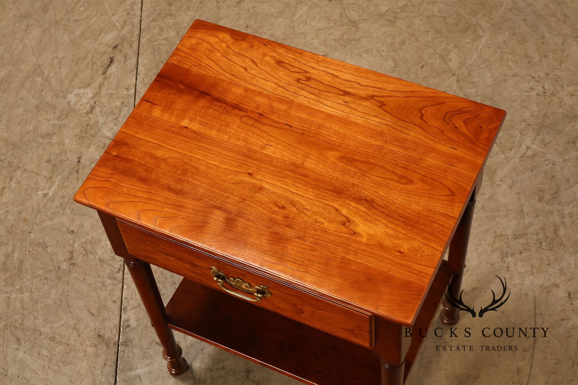 Stickley Cherry Valley Pair Of One Drawer Night Stands