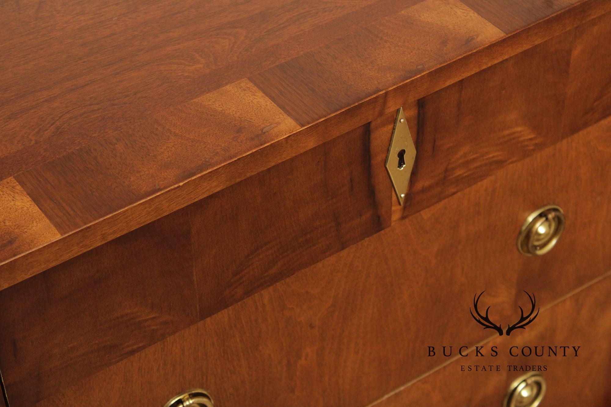 Century Furniture Biedermeier Style Pair of Bedside Chests