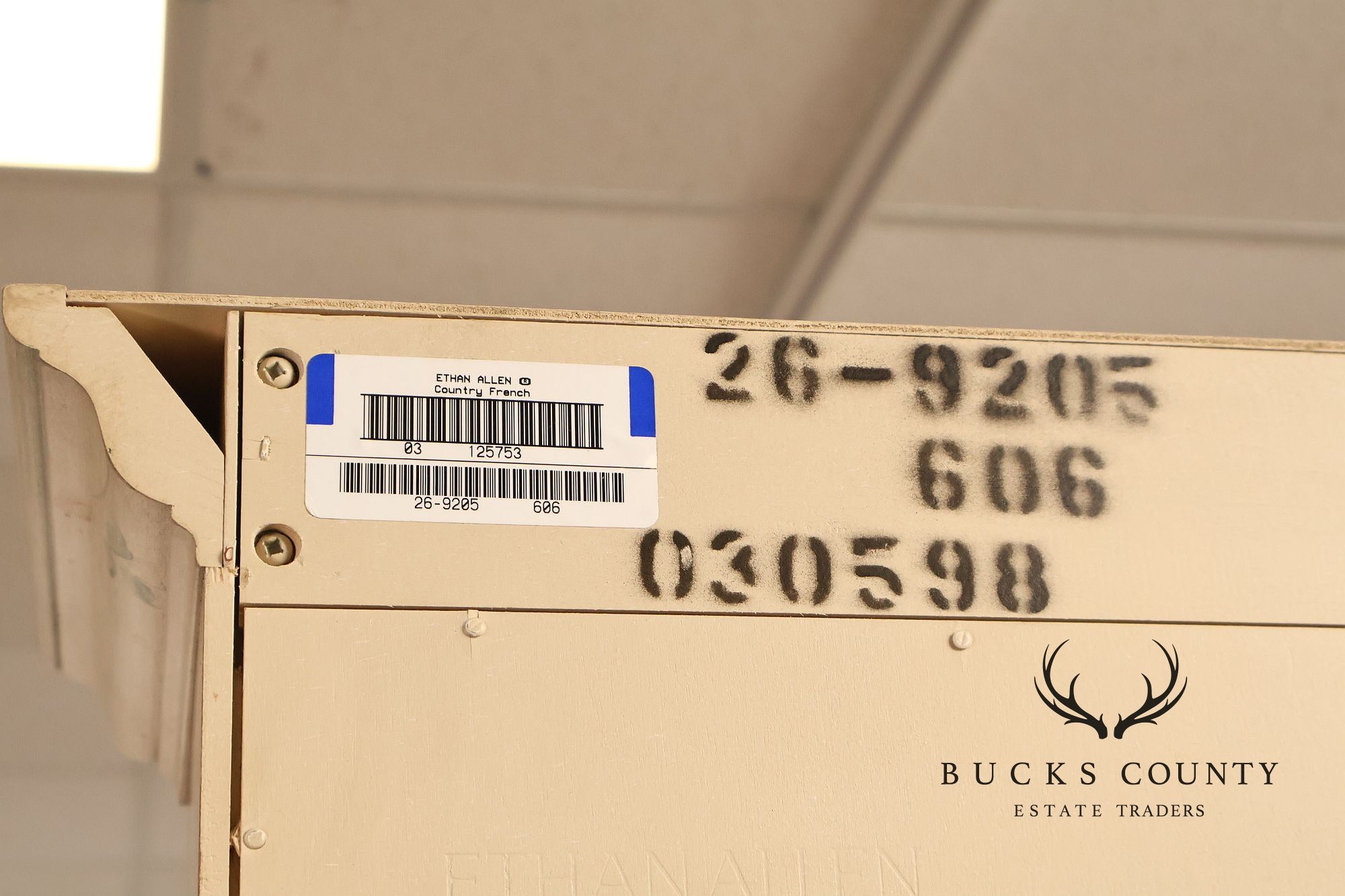 Ethan Allen Country French Painted Secretary Desk