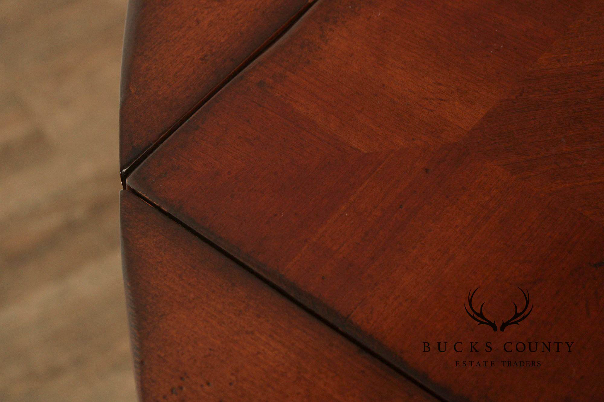 Century Furniture Mahogany Drop-Leaf Game Table