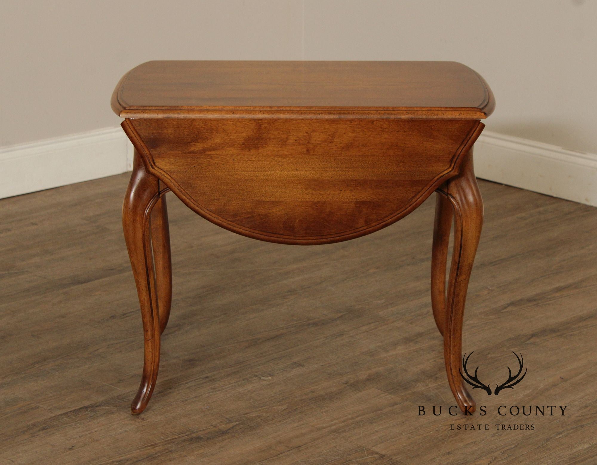 Ethan Allen 'Country French' One-Drawer Pembroke Table