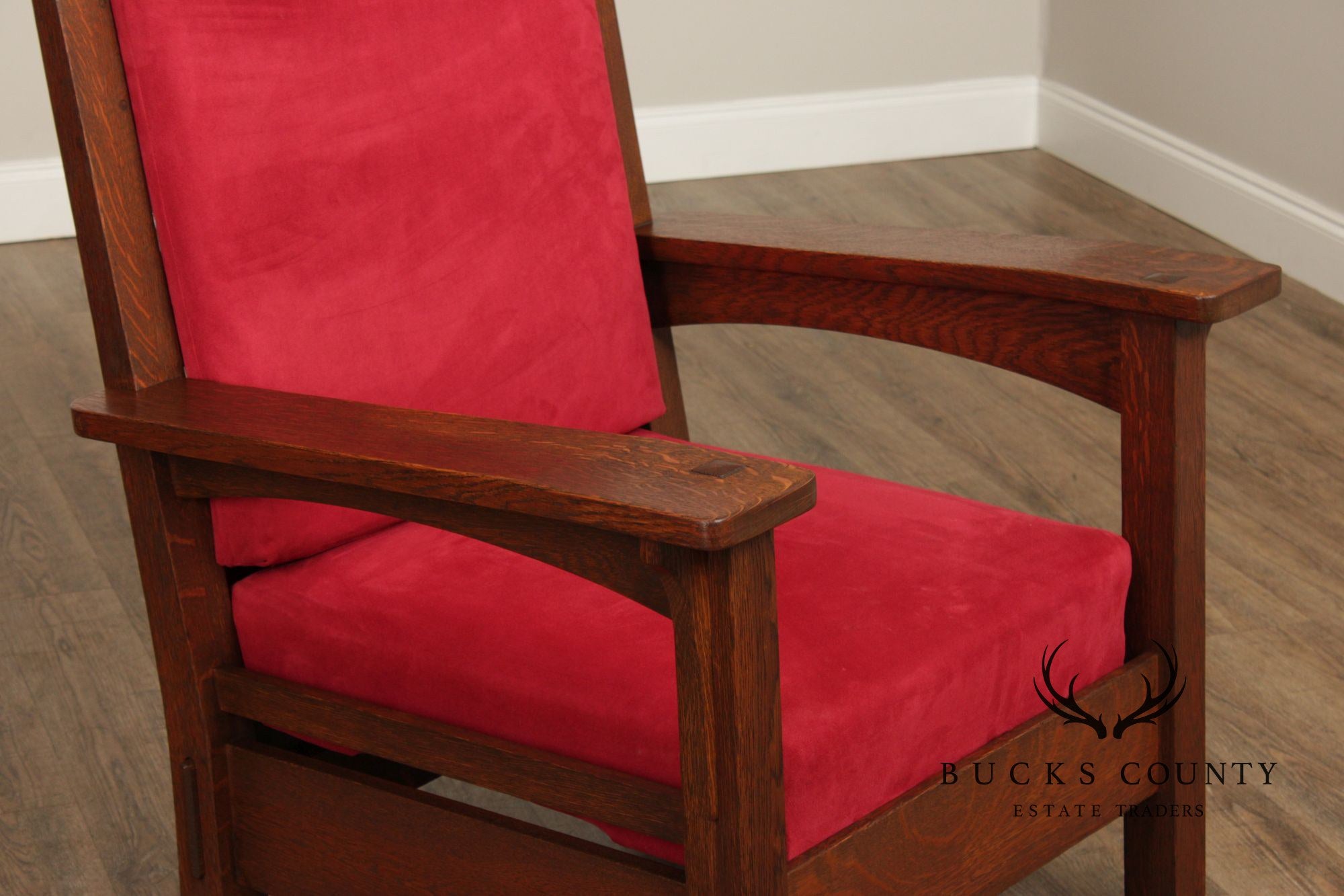 Charles Stickley Antique Mission Oak Armchair