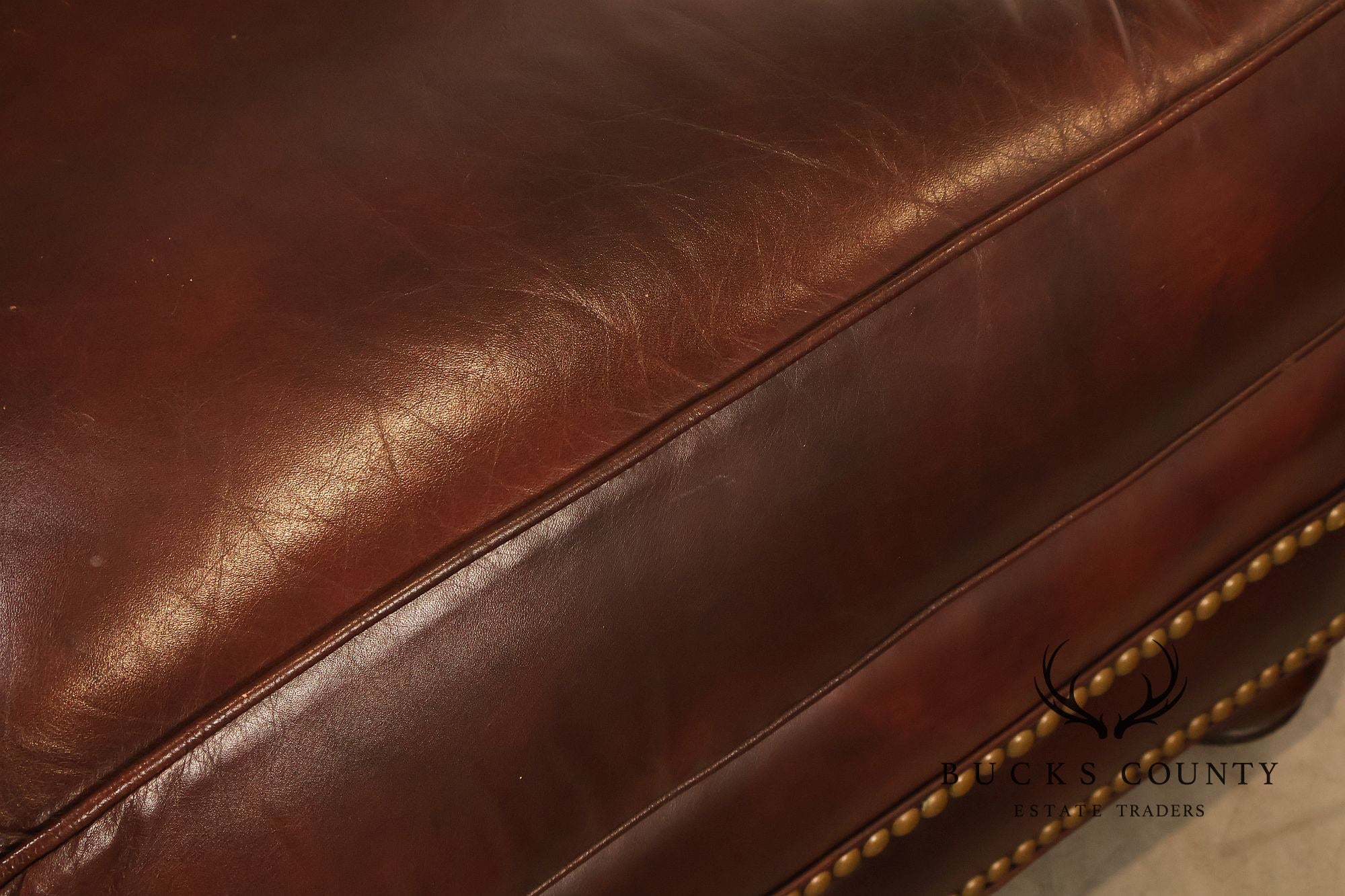 Hancock & Moore Traditional Leather Loveseat