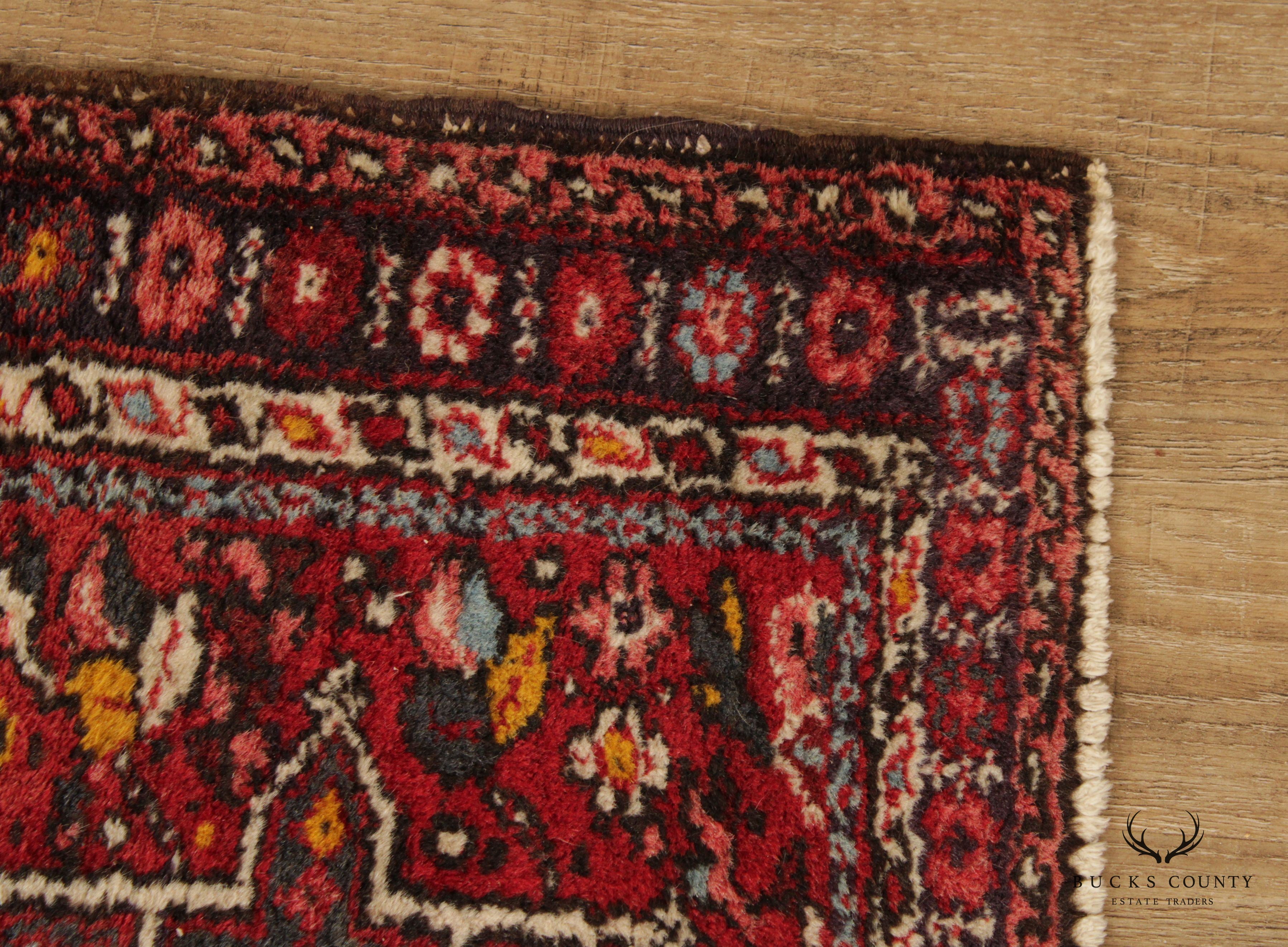Vintage Afghan Kazak Area Rug, 4' x 2.5'