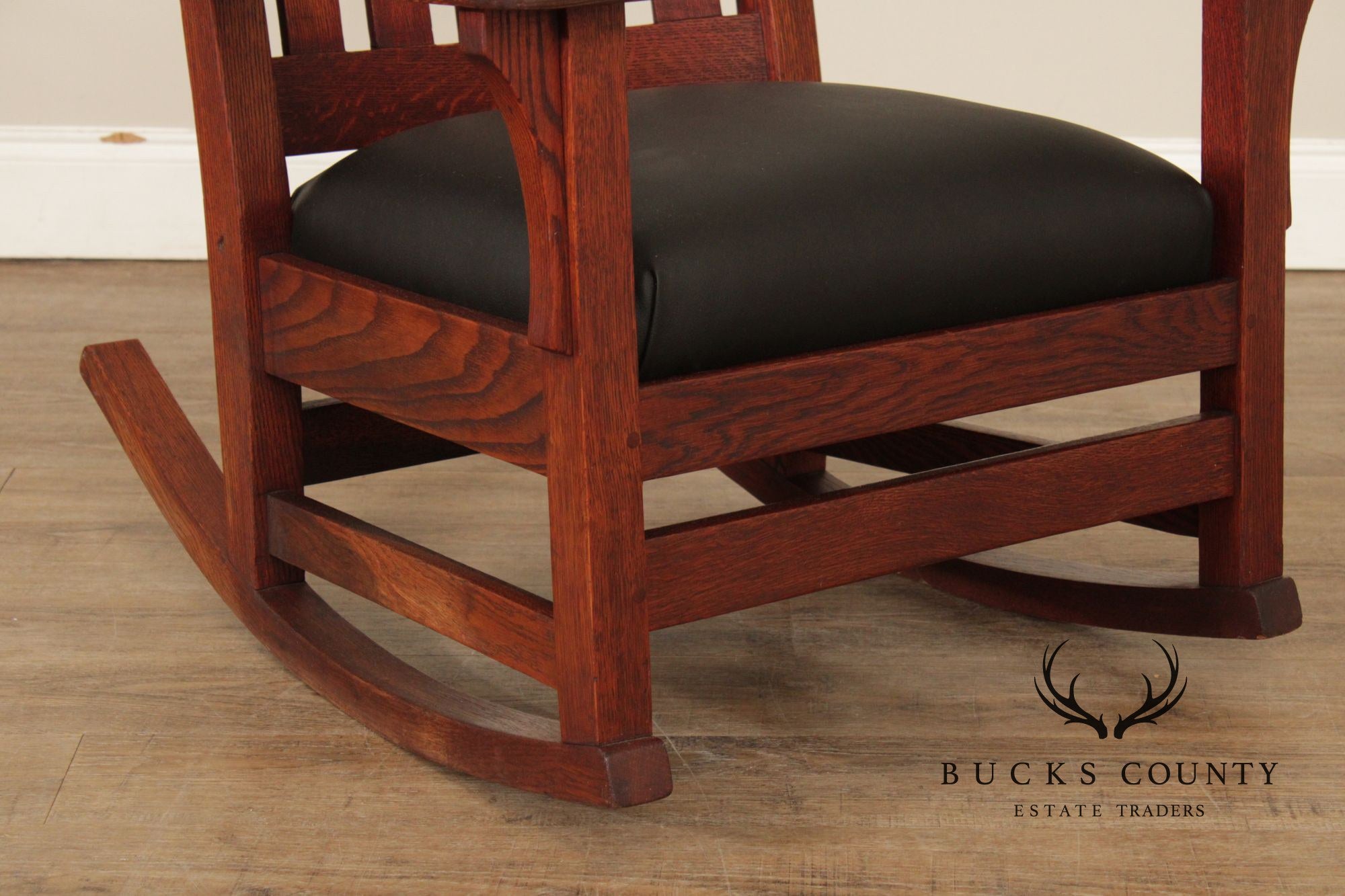 Mission Style Antique Oak Rocking Chair