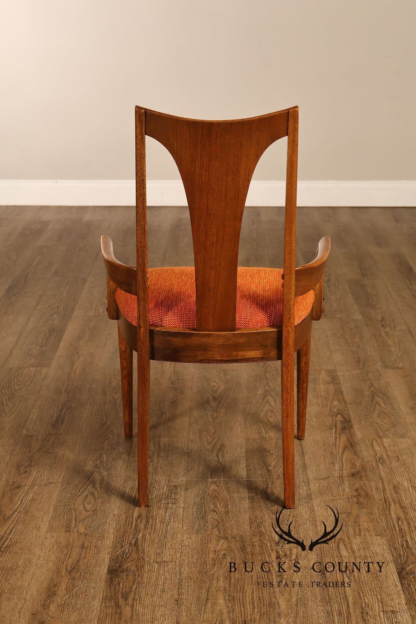 Broyhill 'Brasilia' Mid Century Modern Set of Four Walnut Dining Chairs