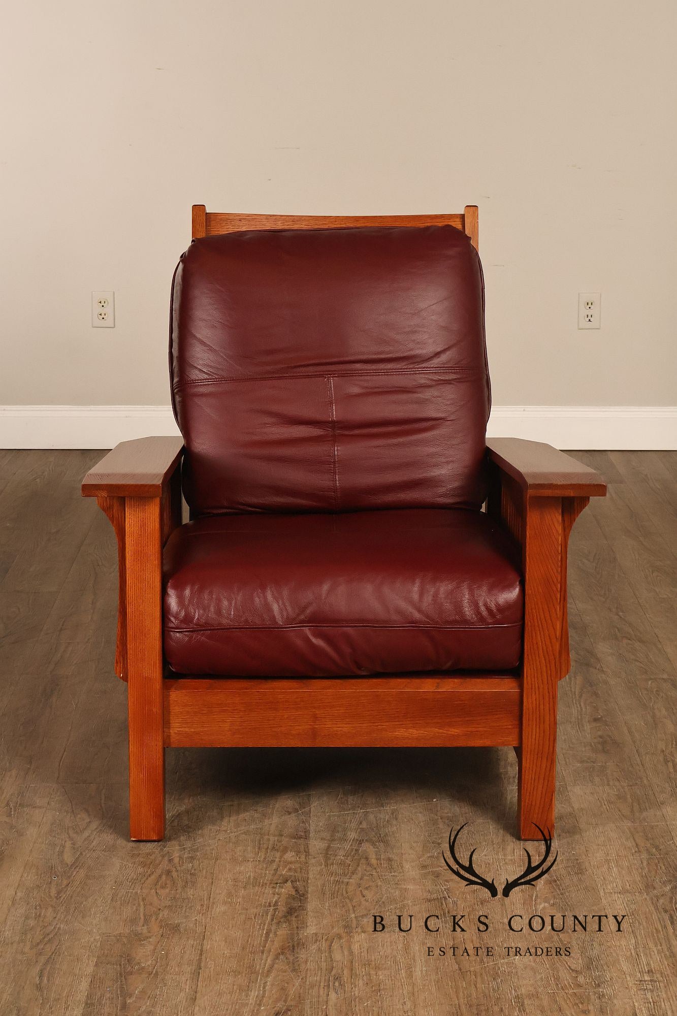 Bassett Furniture Mission Style Oak Morris Chair