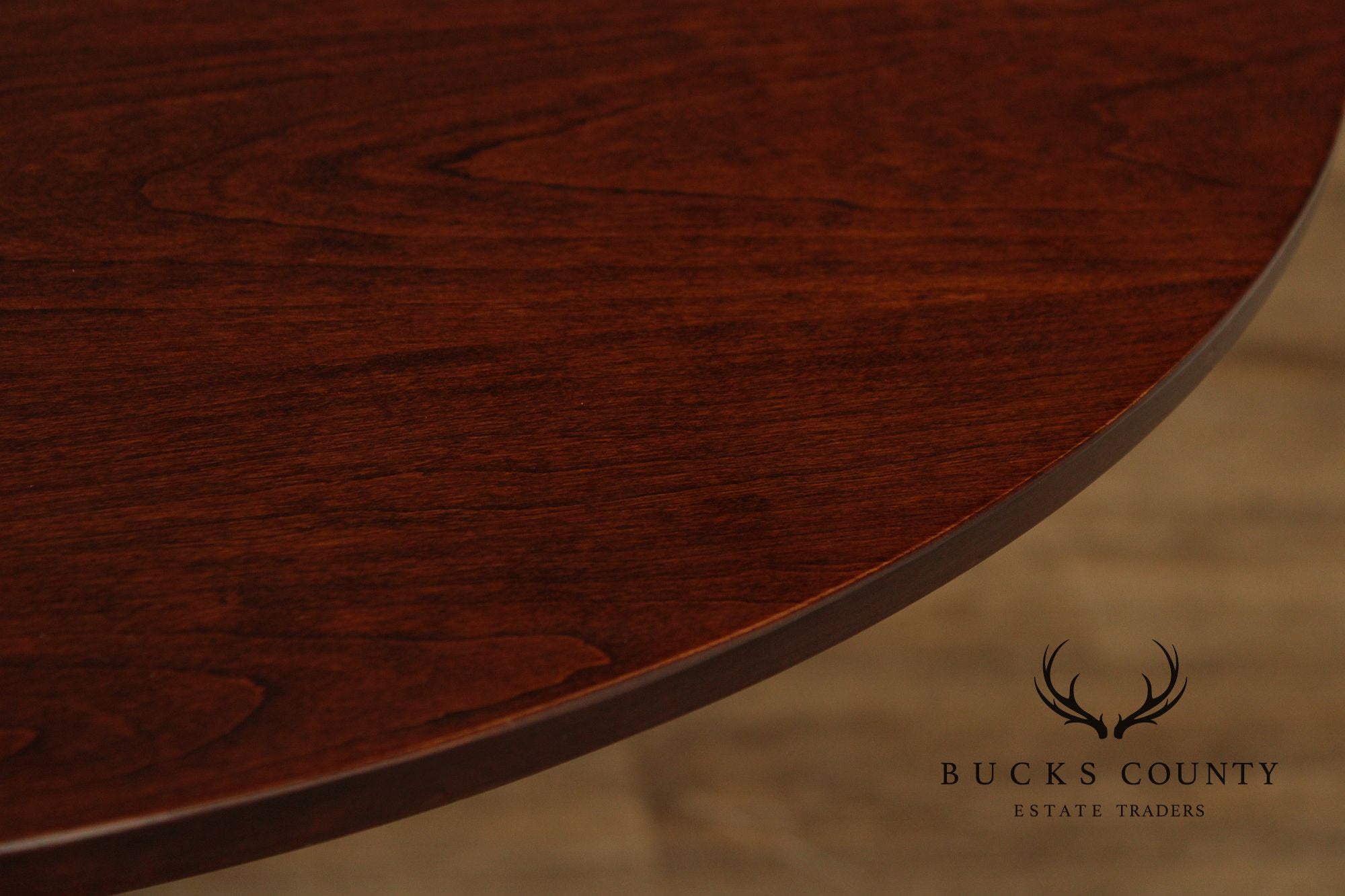 Pennsylvania House Chippendale Style Round Cherry Side Table