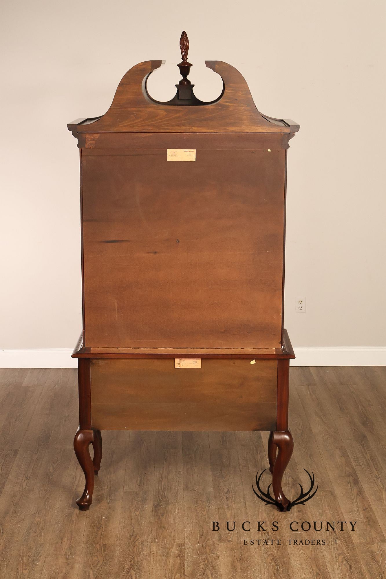 Henkel Harris Virginia Galleries Genuine Mahogany Highboy Chest