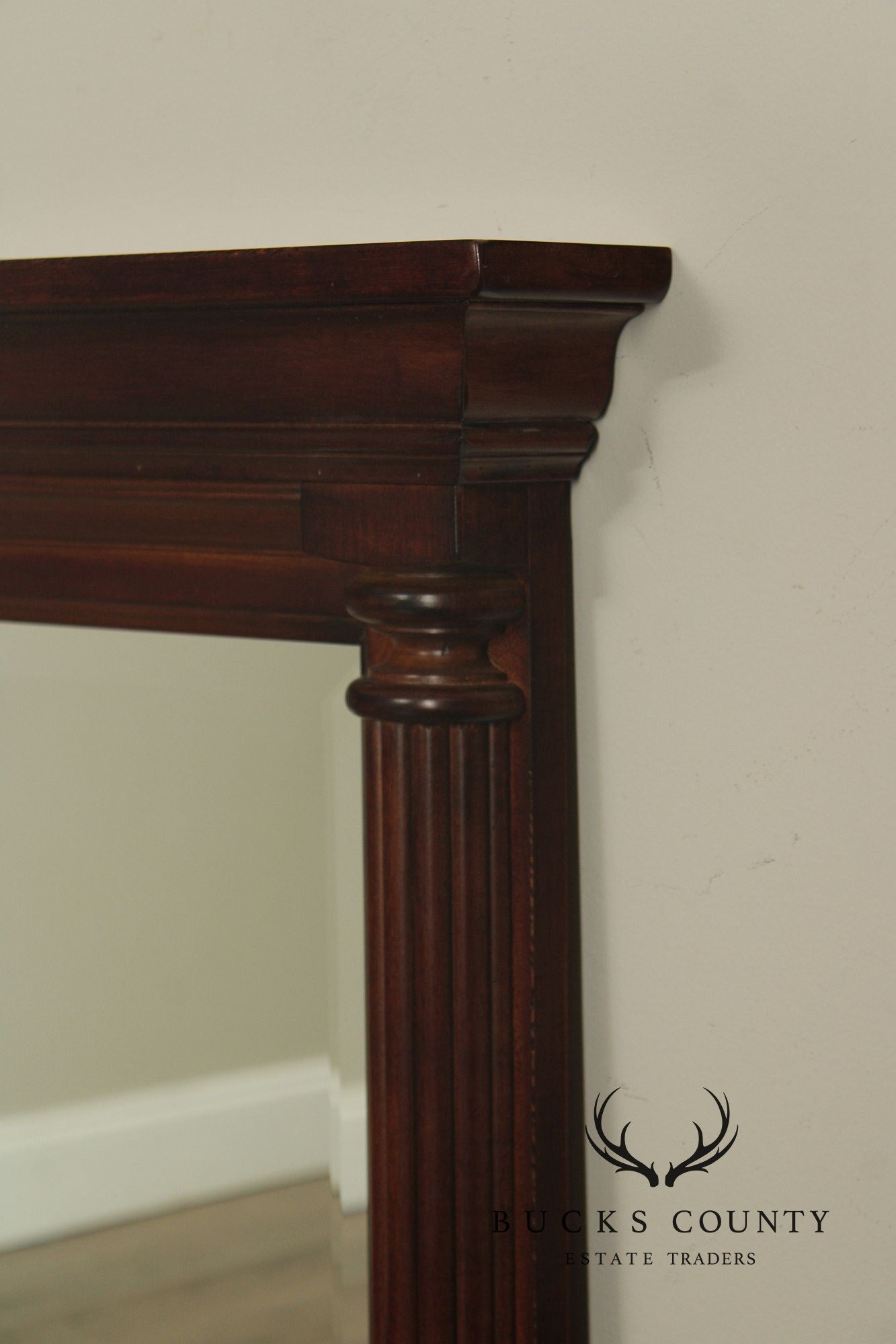 Durham furniture Savile Row Landscape Maple Dresser Mirror