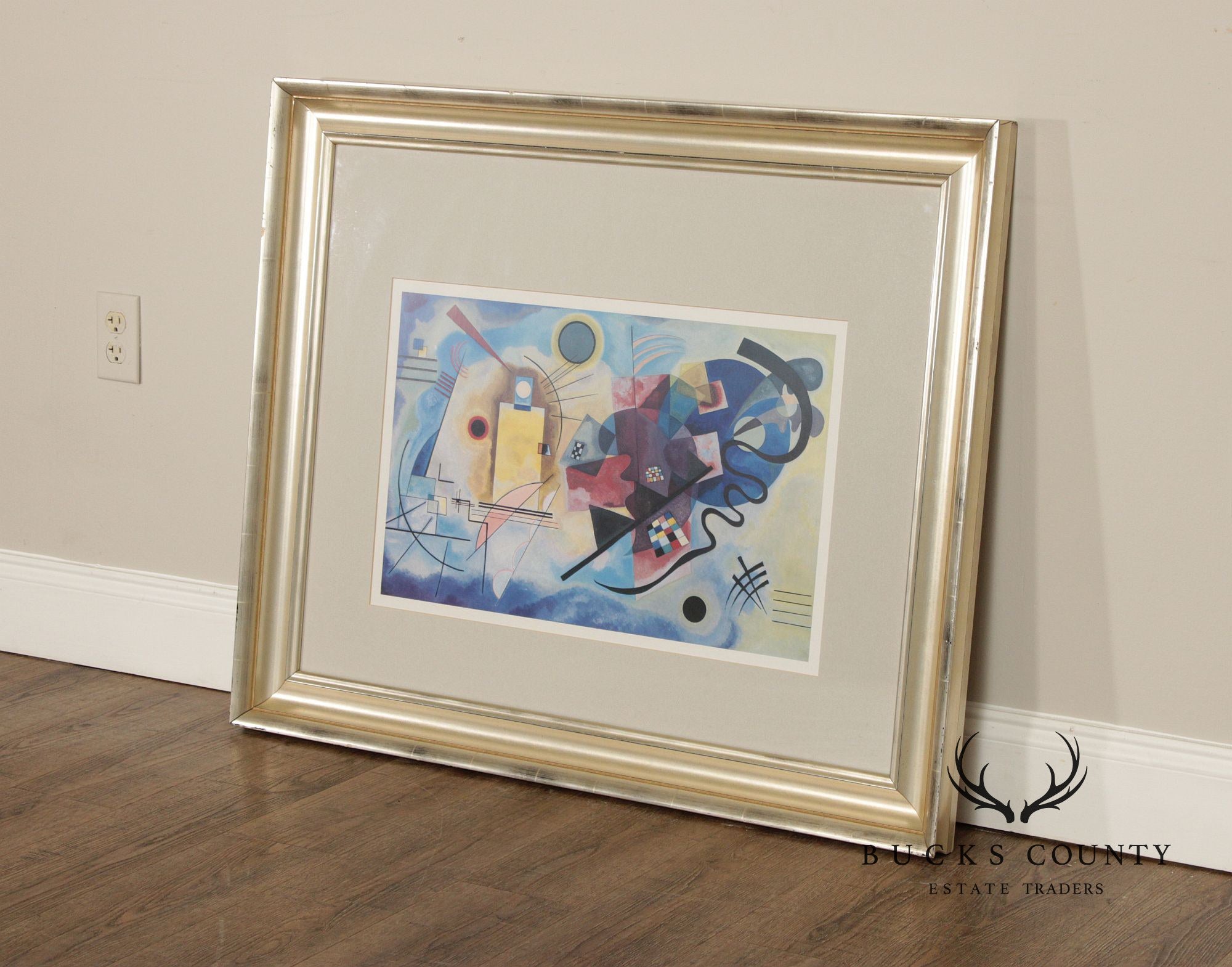 Wassily Kandinsky Framed Print, 'Yellow-Red-Blue'