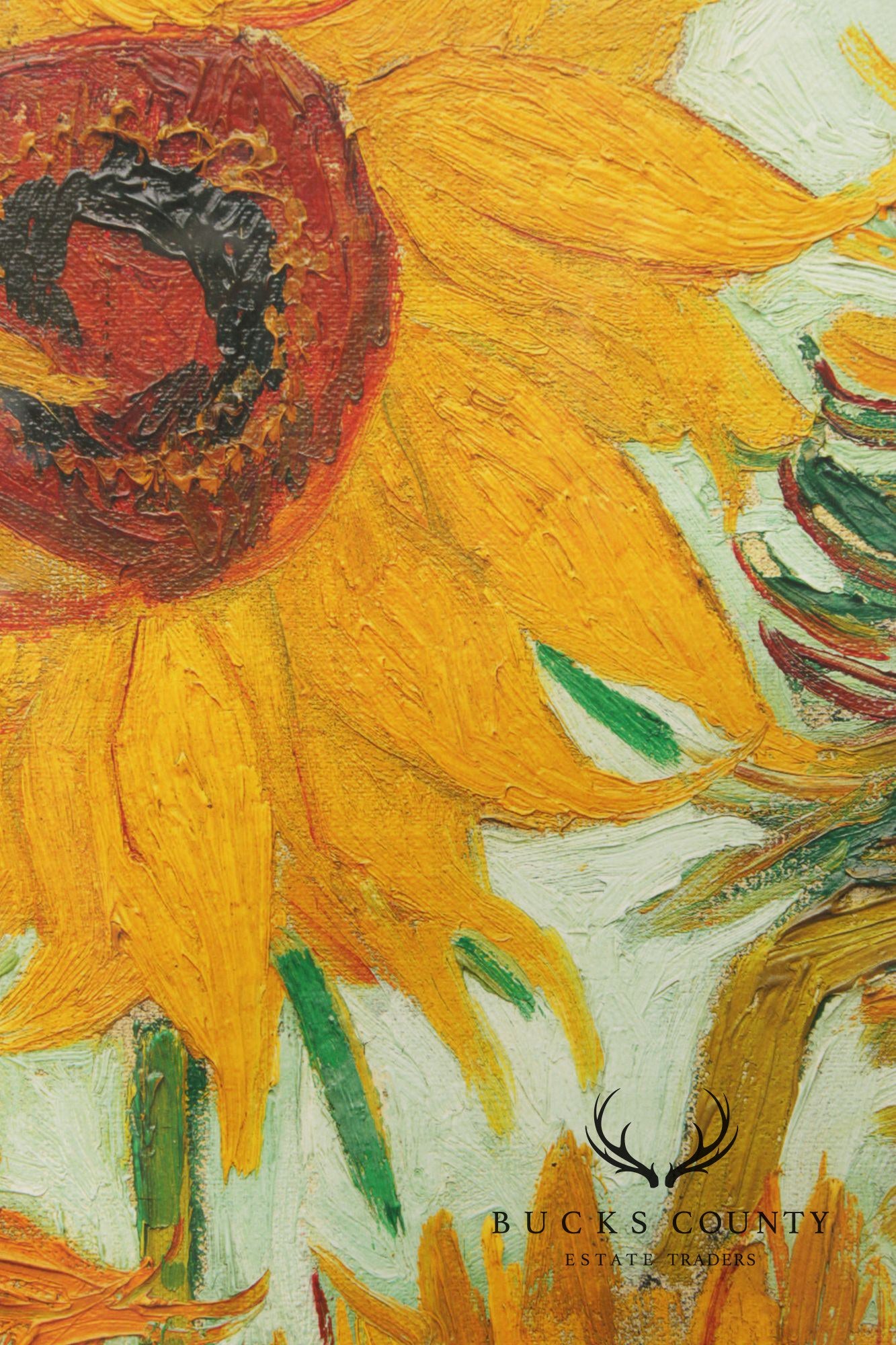 Vincent Van Gogh Framed Print, 'Sunflowers'