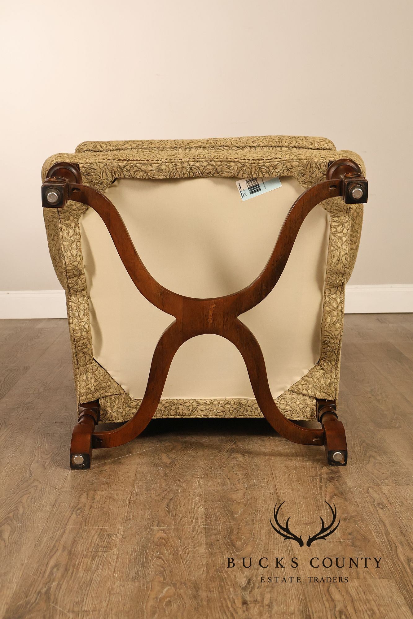 Lee Jofa Pair Of Custom Upholstered Wingback "Mayfair" Armchairs