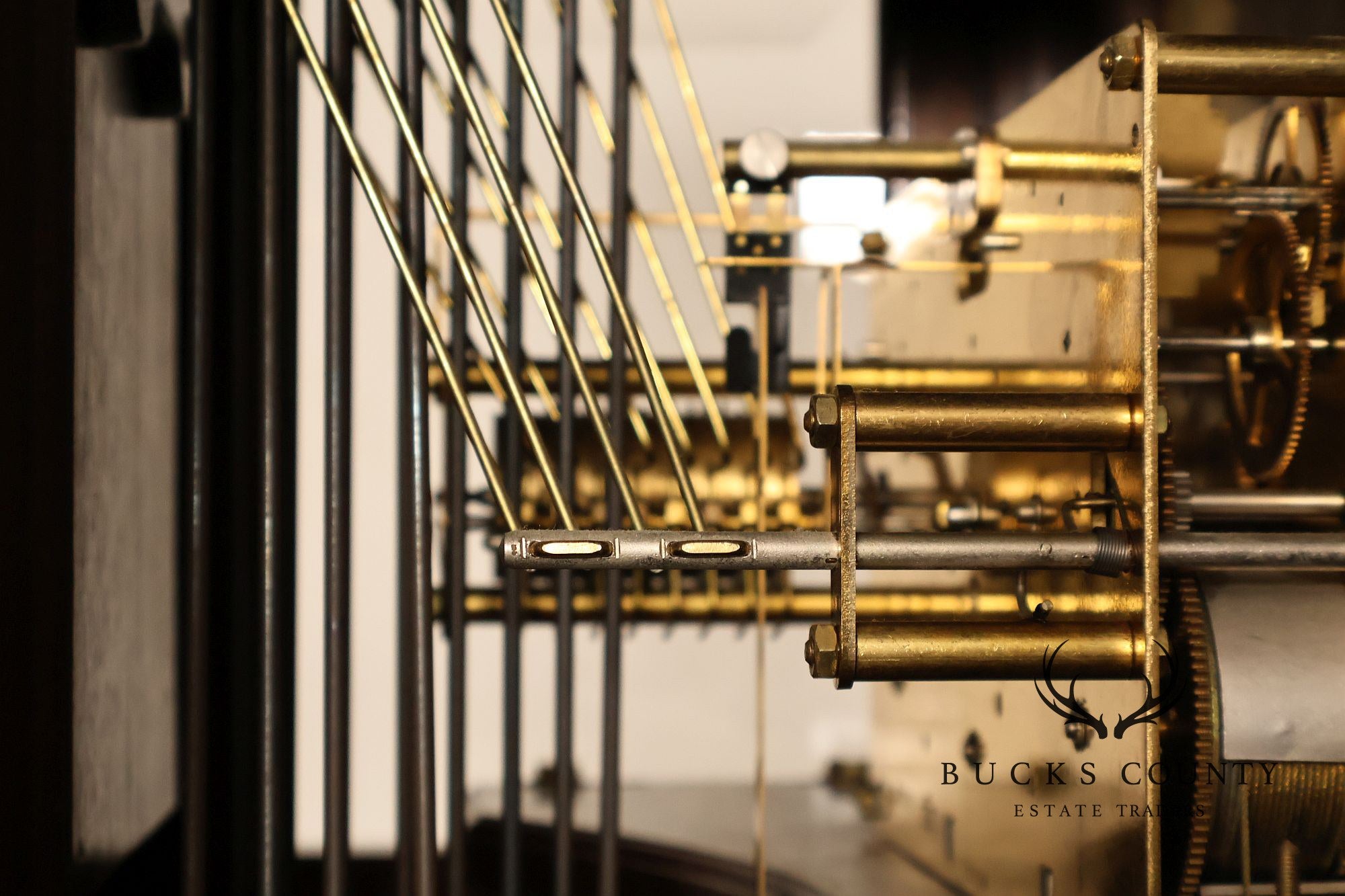 Sligh Mahogany Inlaid Grandfather Clock