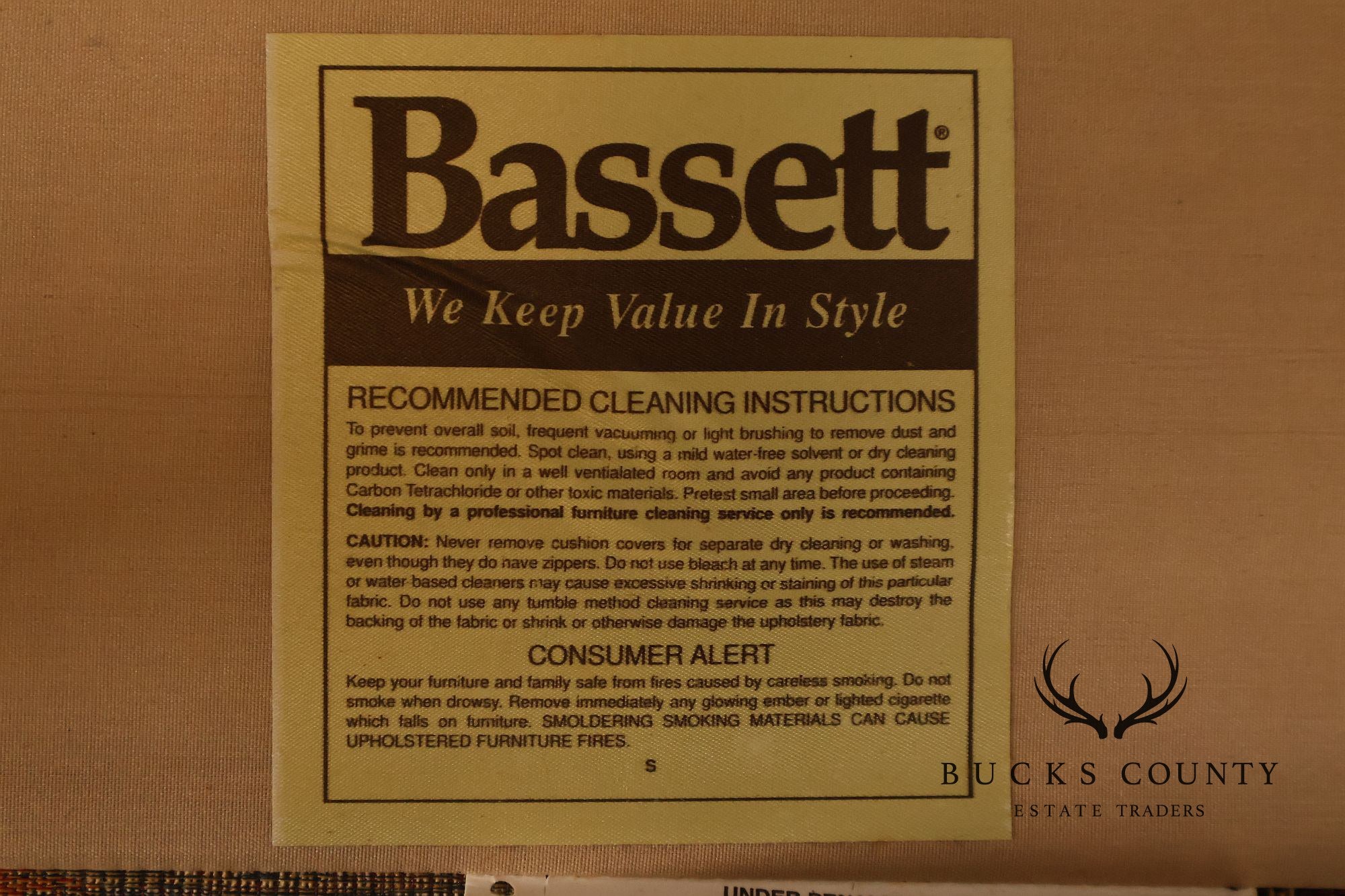 Bassett Furniture Mission Style Oak Spindle Settee