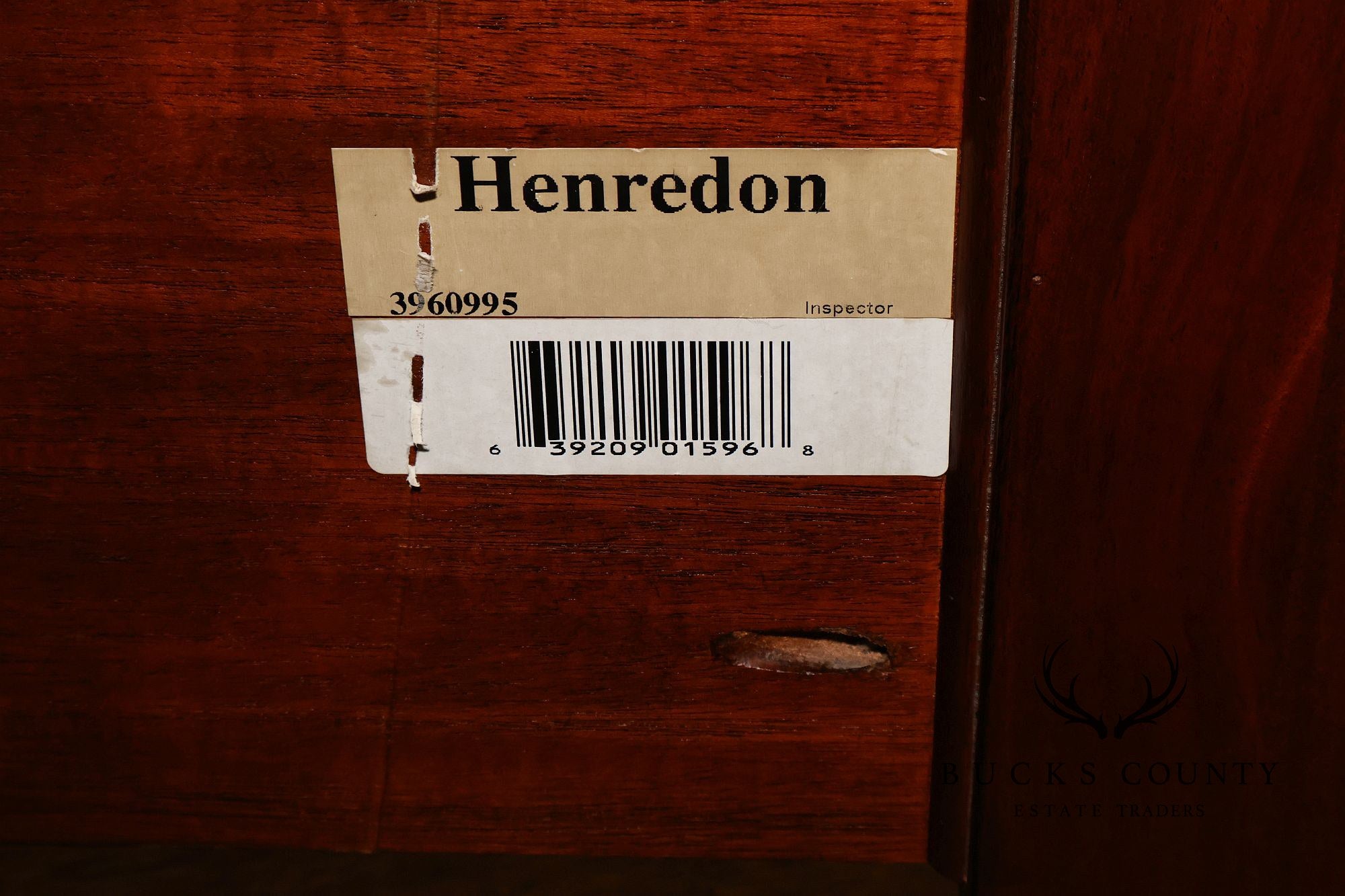 Henredon Carlyle Mahogany Victorian Style High Back King Bed