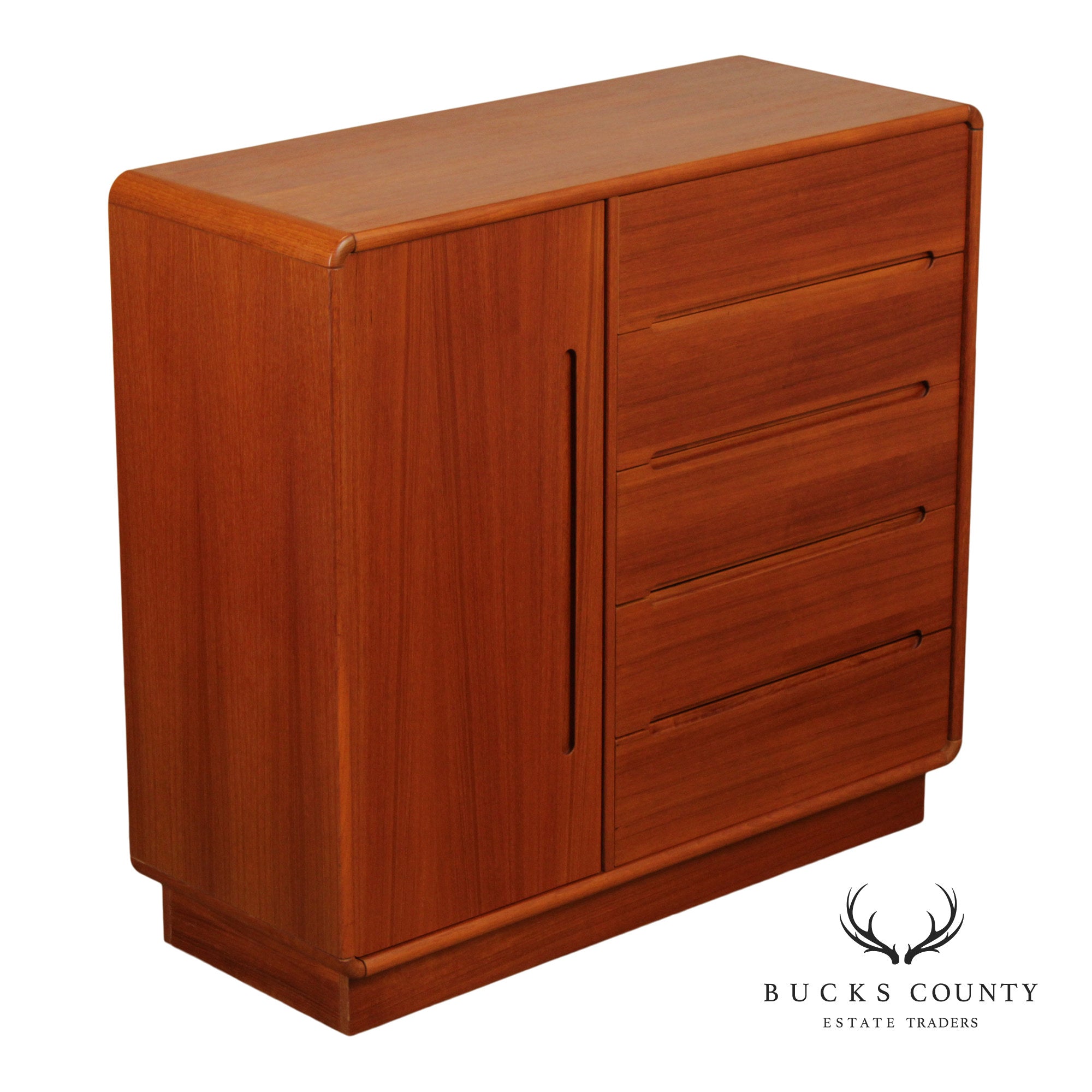 Sun Cabinet Co. Danish Modern Style Teak Chifferobe