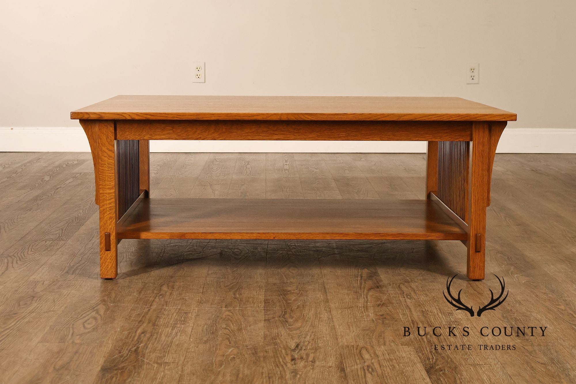 Stickley Mission Collection Oak Cocktail Table