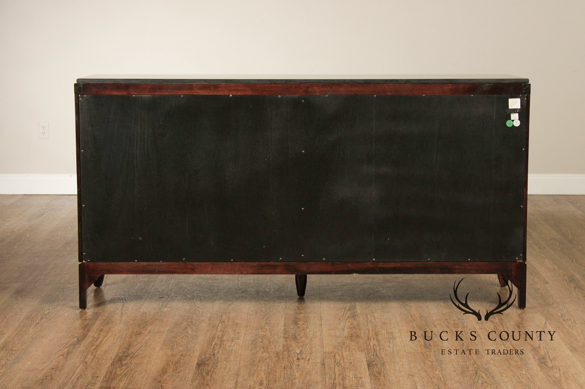 Thomasville Modern Art Deco Style Granite Top Buffet Sideboard