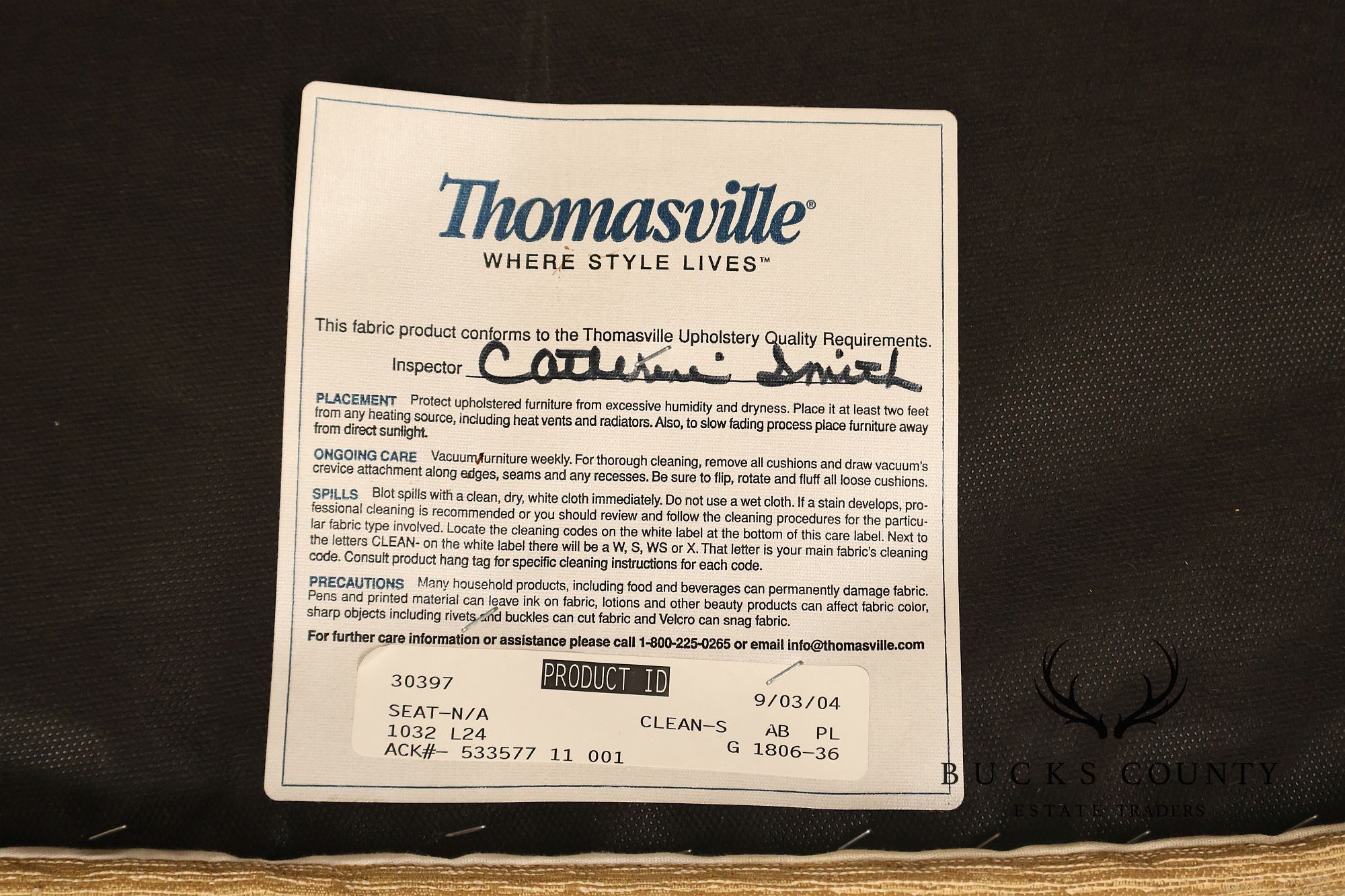 Thomasville Bogart Collection Curved Corner Sofa