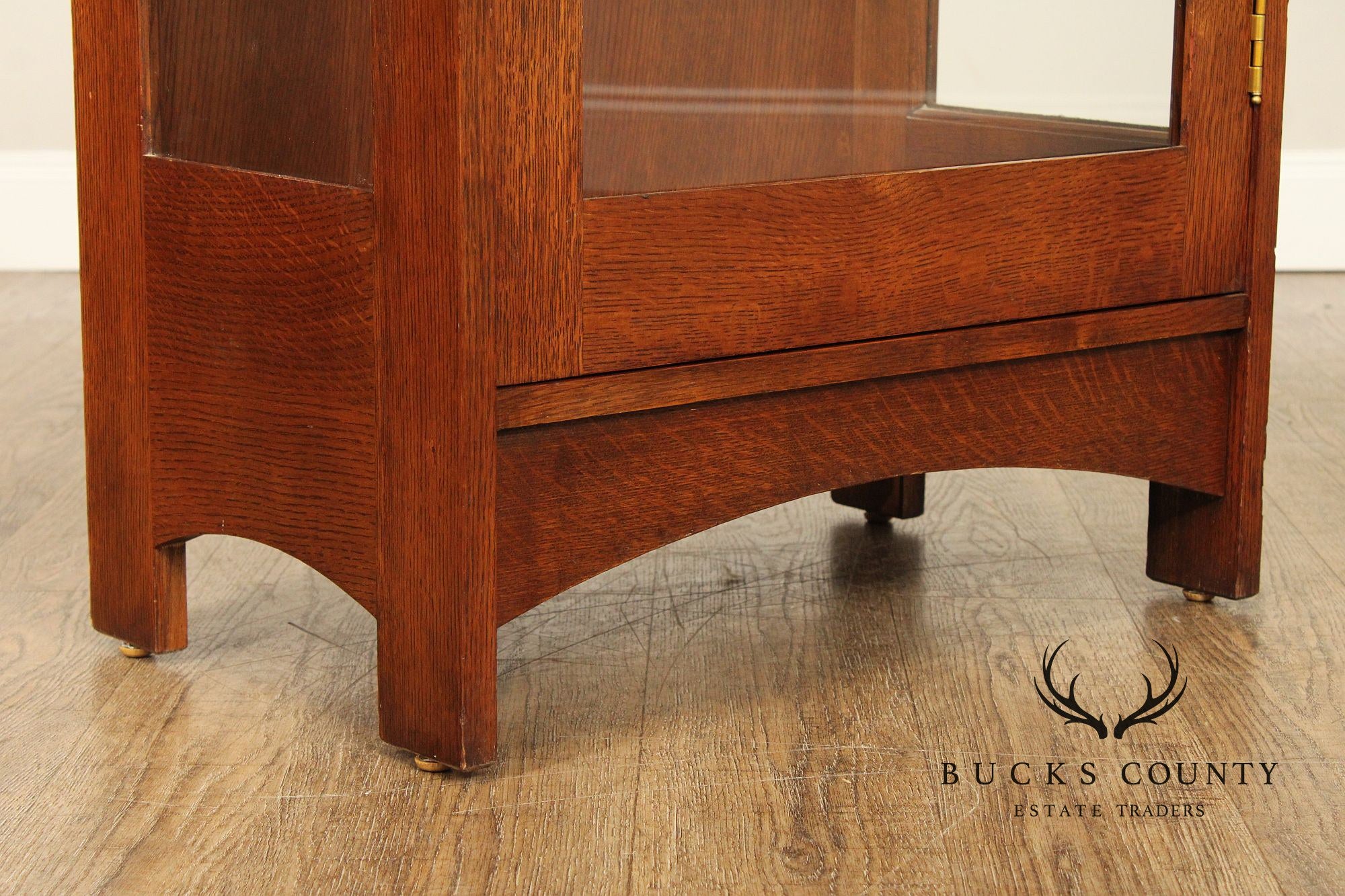 Stickley Mission Collection Oak Display Cabinet
